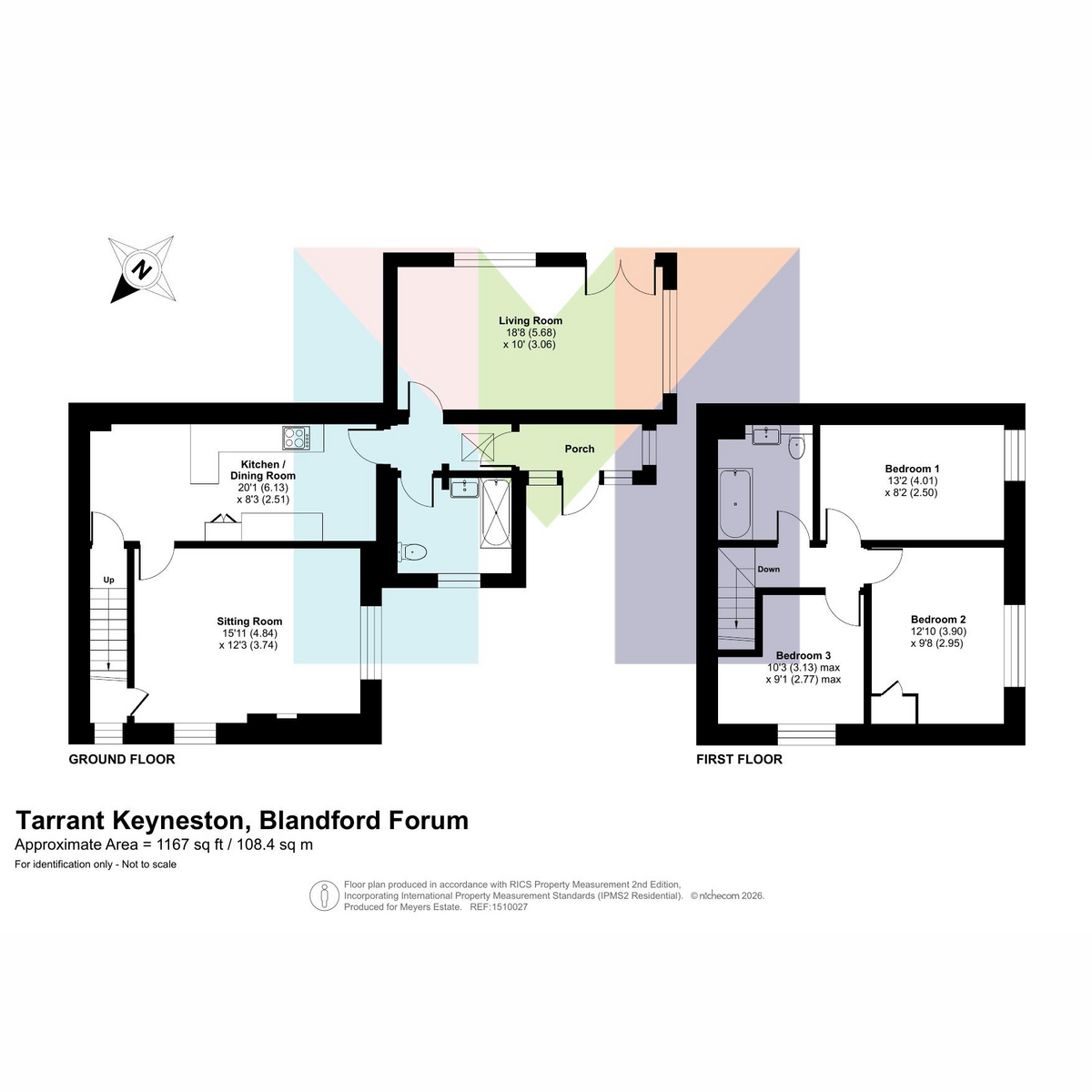 Rose Cottage, Tarrant Keyneston, Blandford Forum floorplan