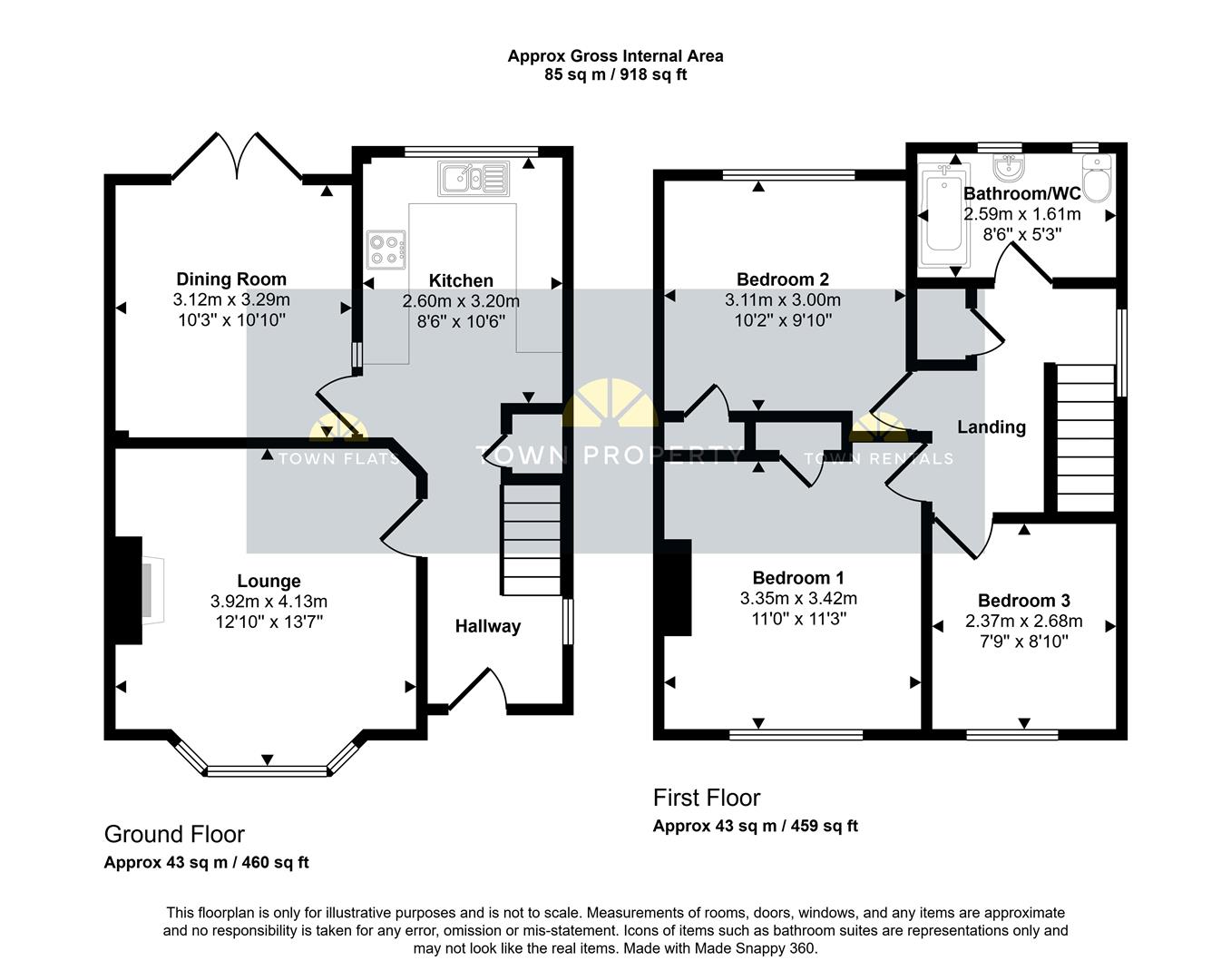 98, Cherry Garden Road, Eastbourne floorplan