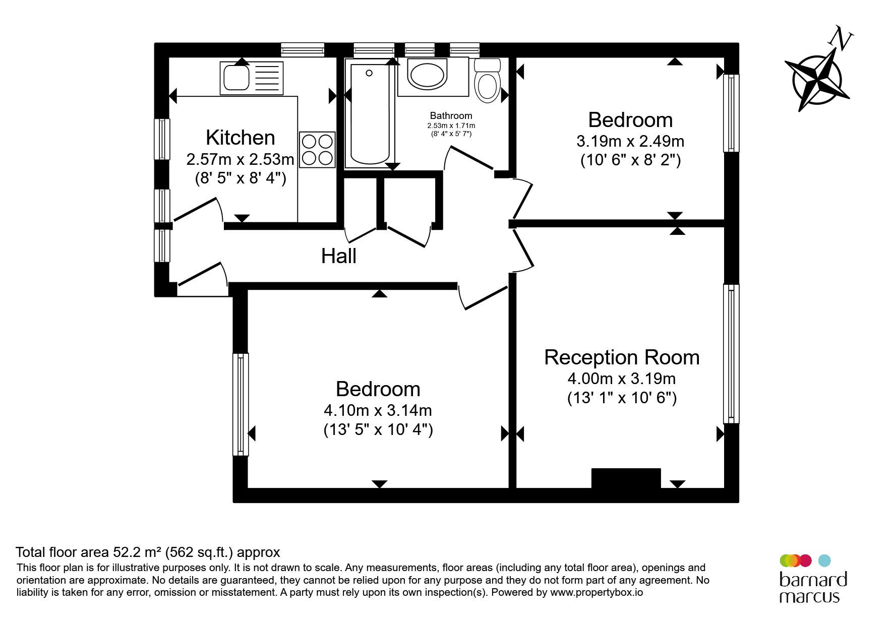 Pauntley Street, London floorplan