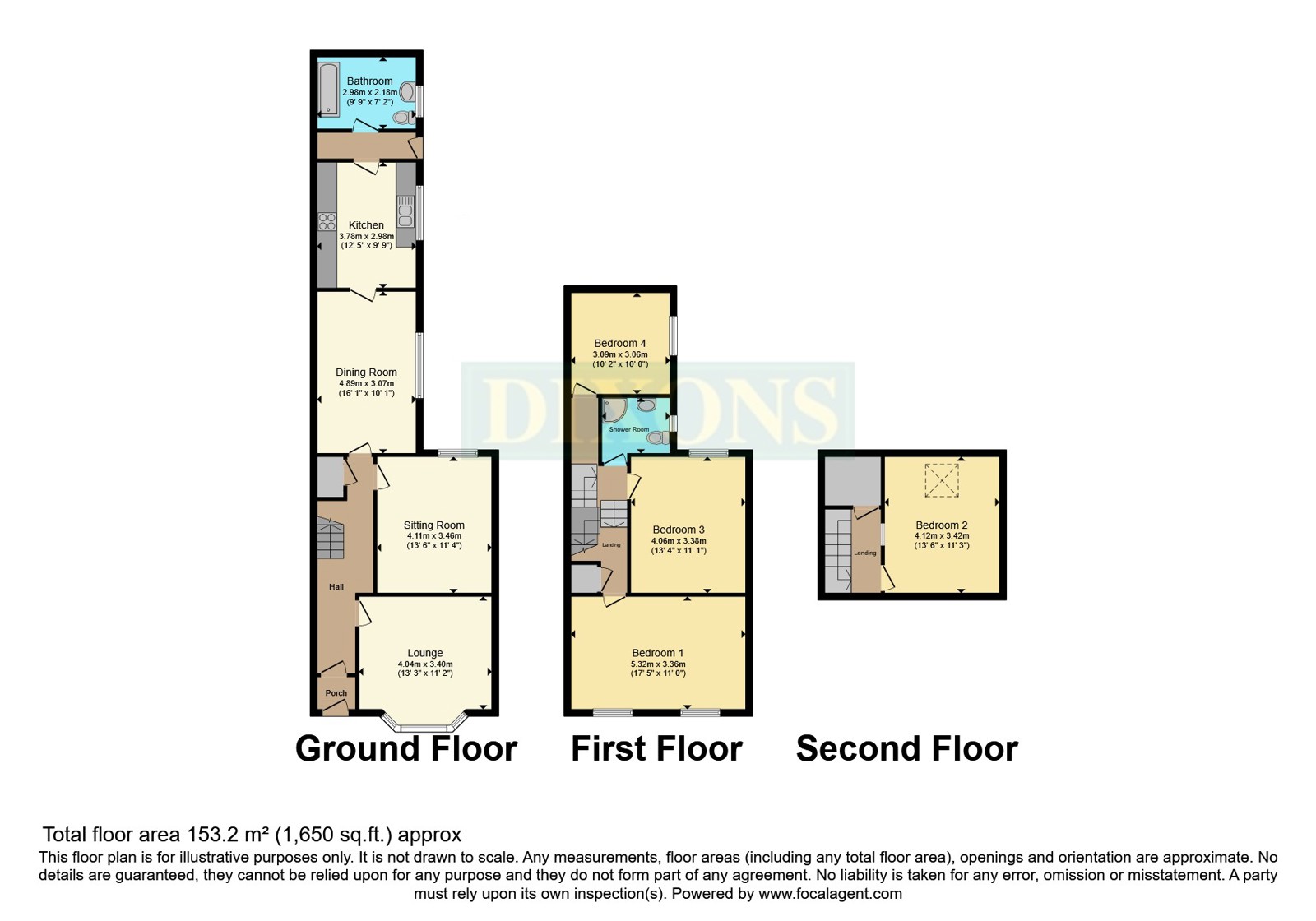 40, St. Marks Road, West Midlands floorplan