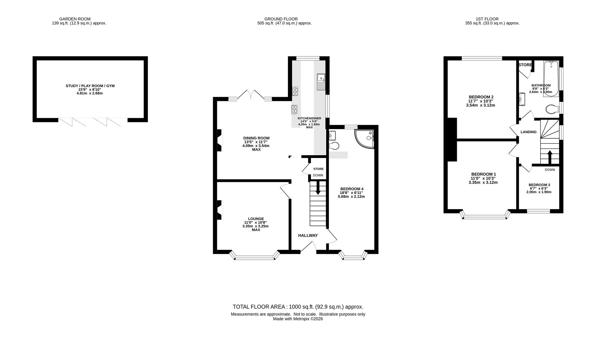 11 Appleton Road, Stockport floorplan