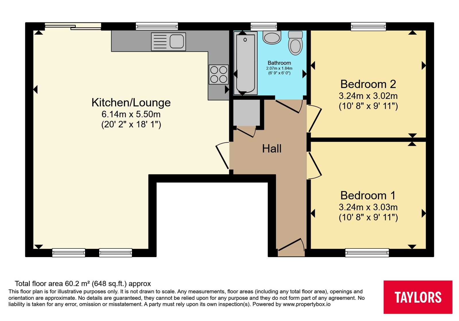 1, Rossiter Grange, Bristol floorplan