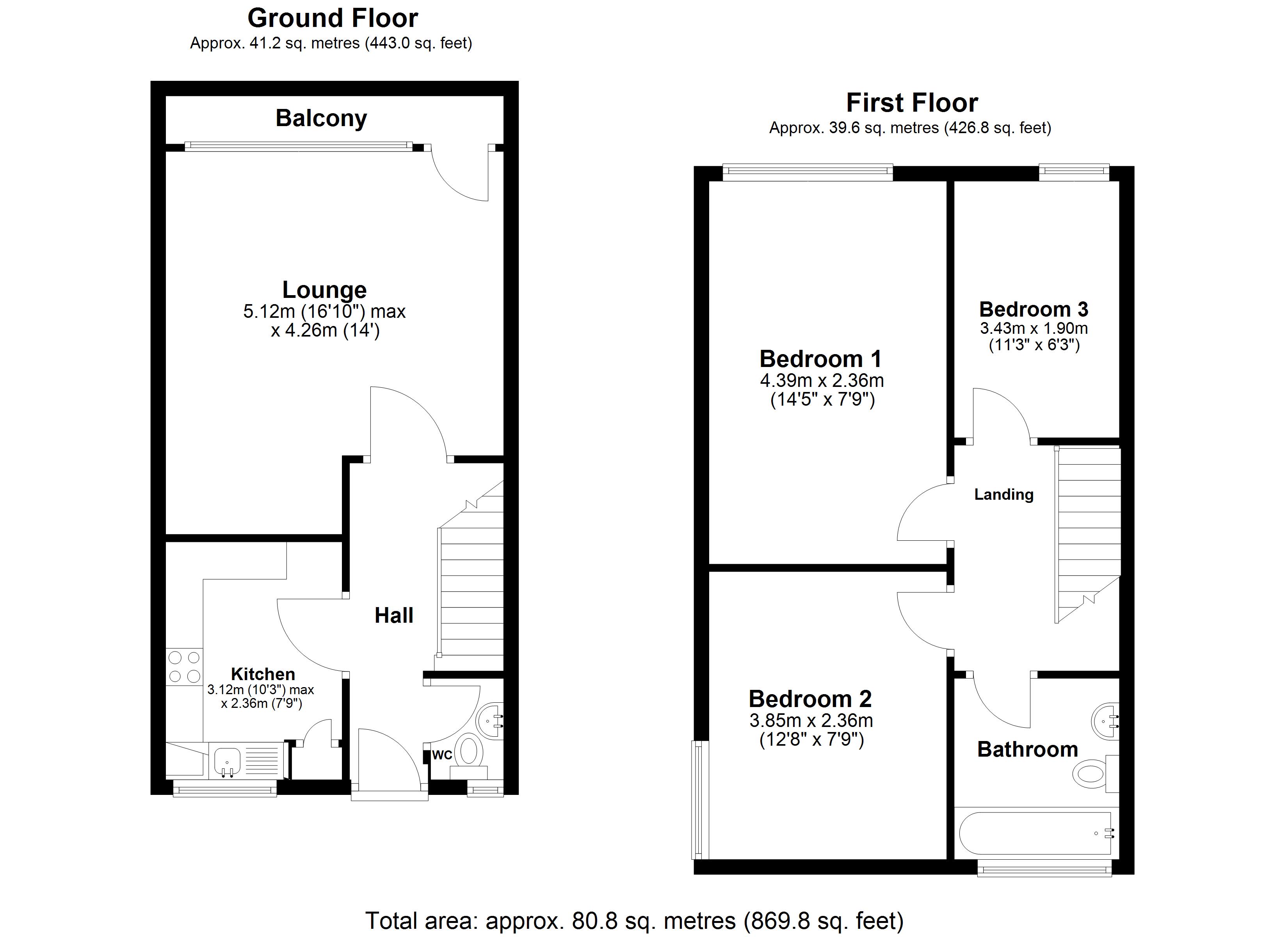 Flat D, 199, Highland Road, Southsea floorplan