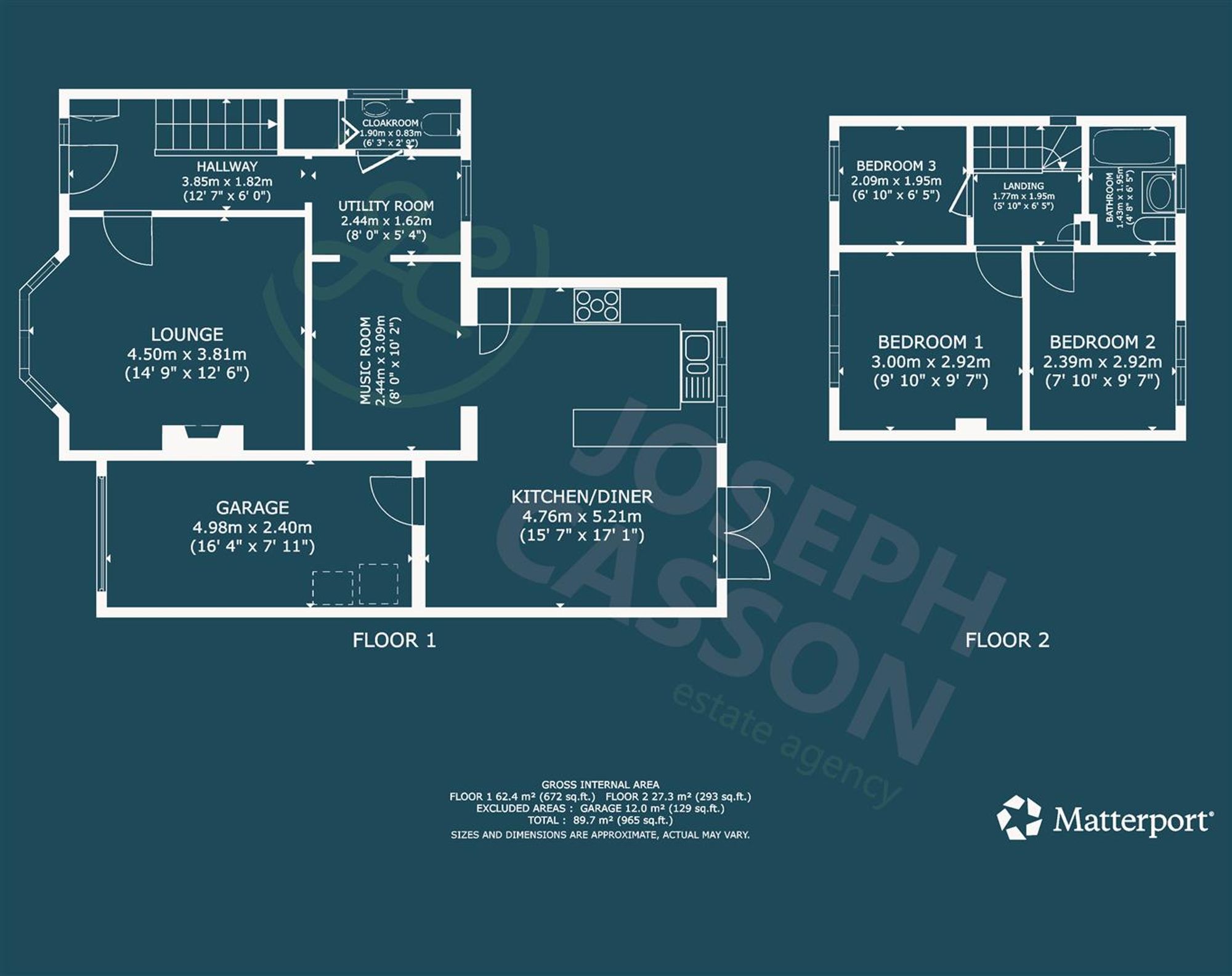 5, Crossacre, Bridgwater floorplan