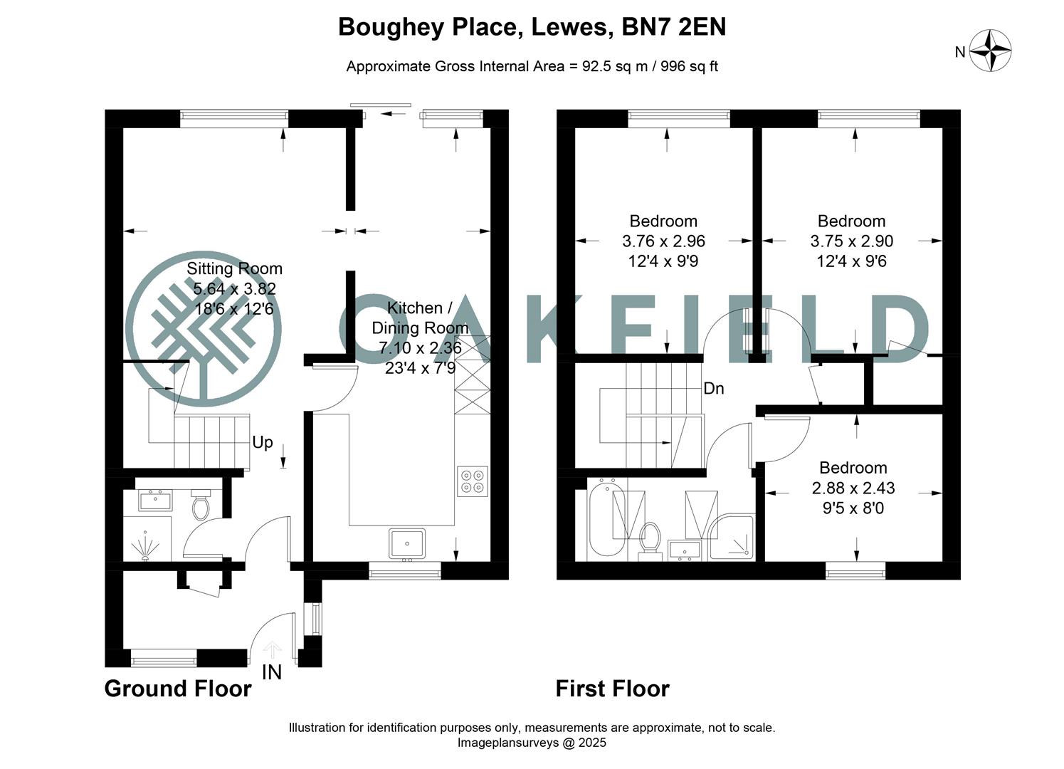 9, Boughey Place, Lewes floorplan