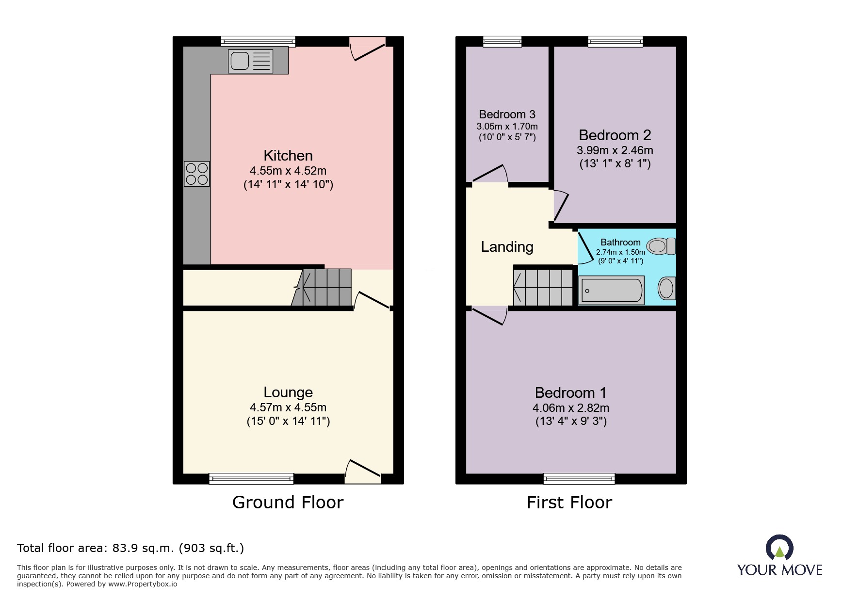 3, Long Hey Lane, Darwen floorplan