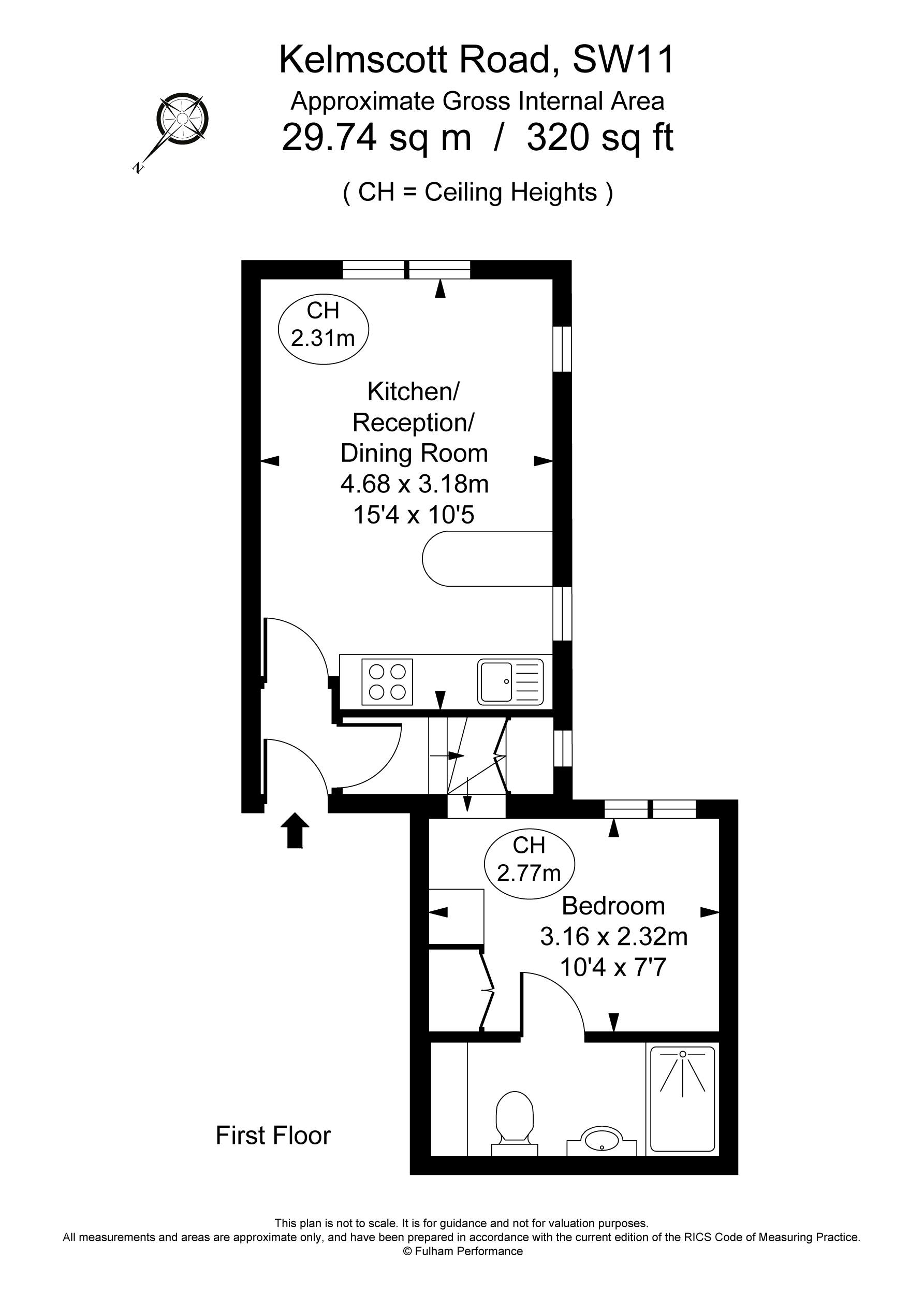 34, Kelmscott Road floorplan
