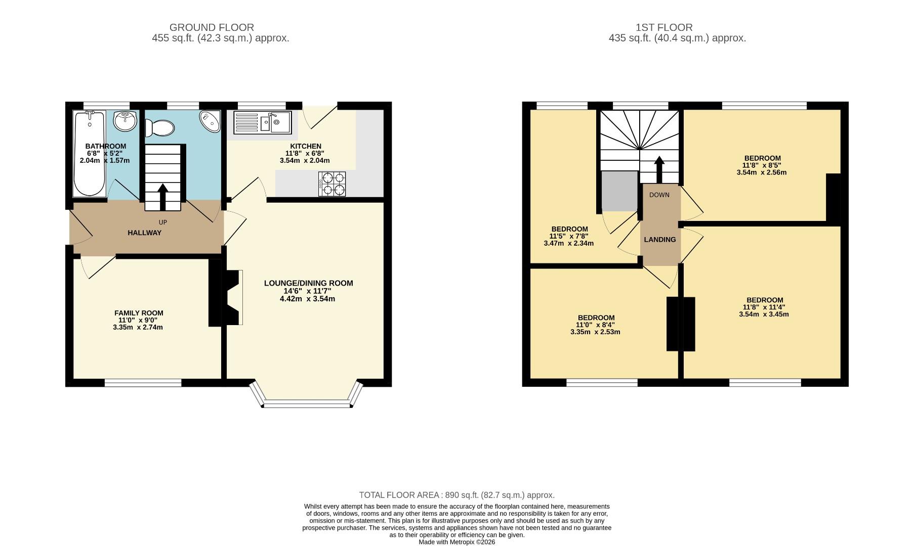 8, Maitland Avenue, Chorlton floorplan