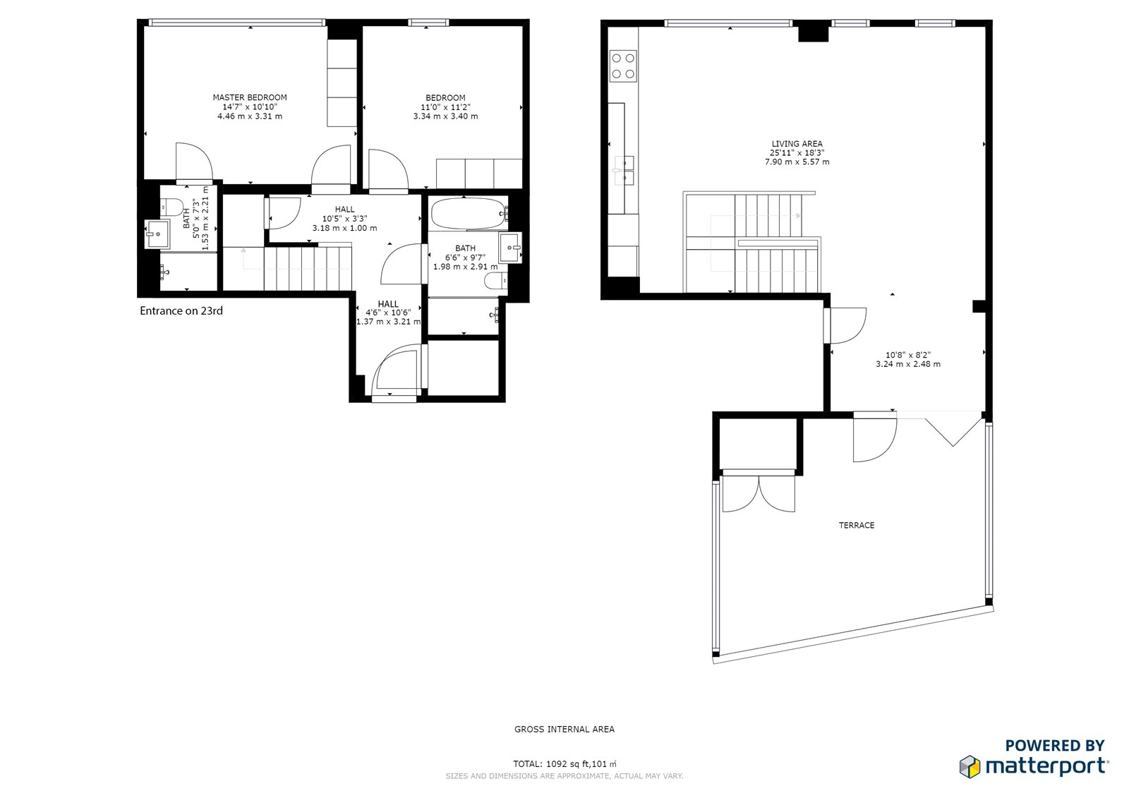 2 Bedrooms Flat to rent in Avant Garde Tower, London E1
