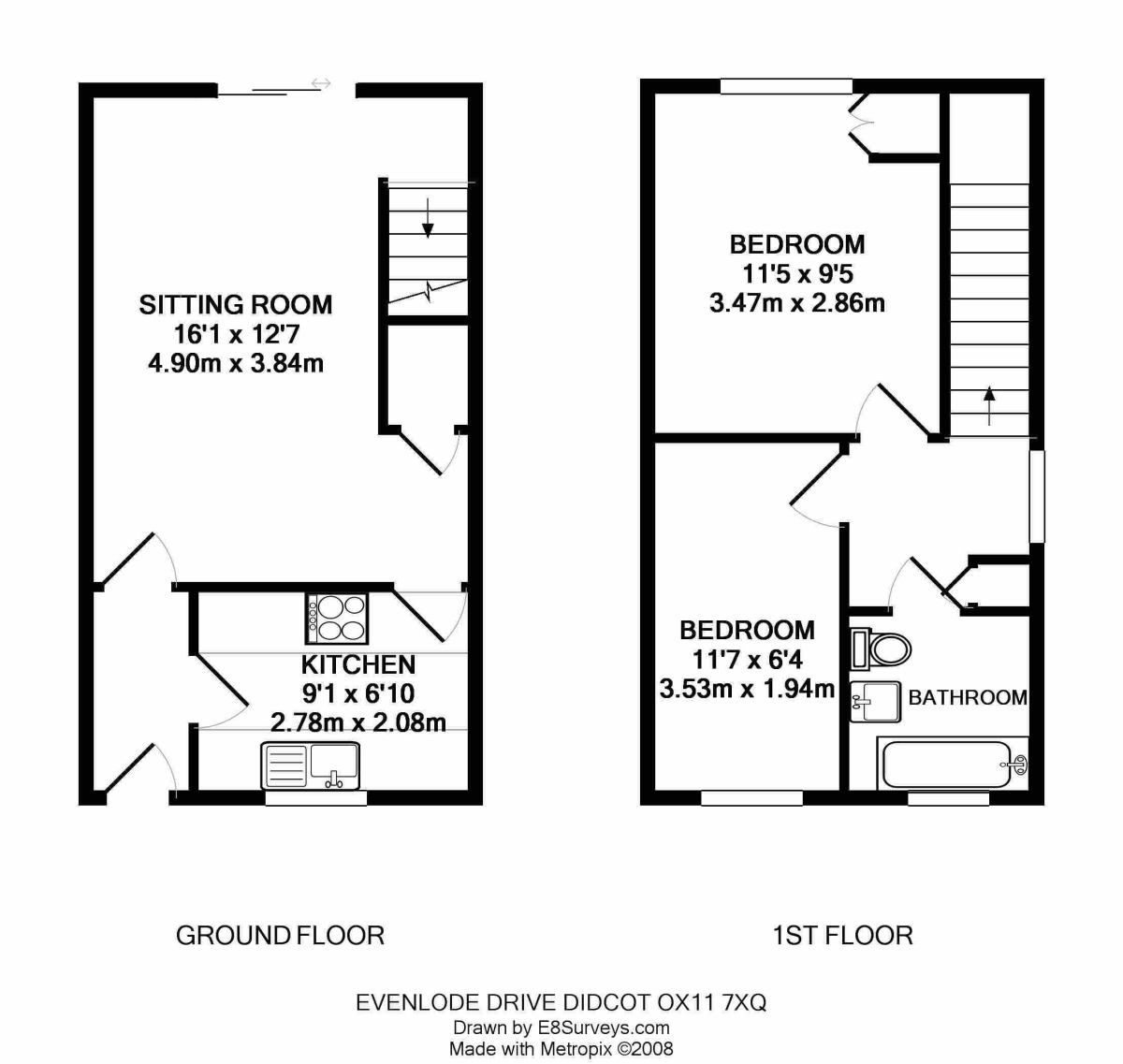 Evenlode Drive, Didcot floorplan