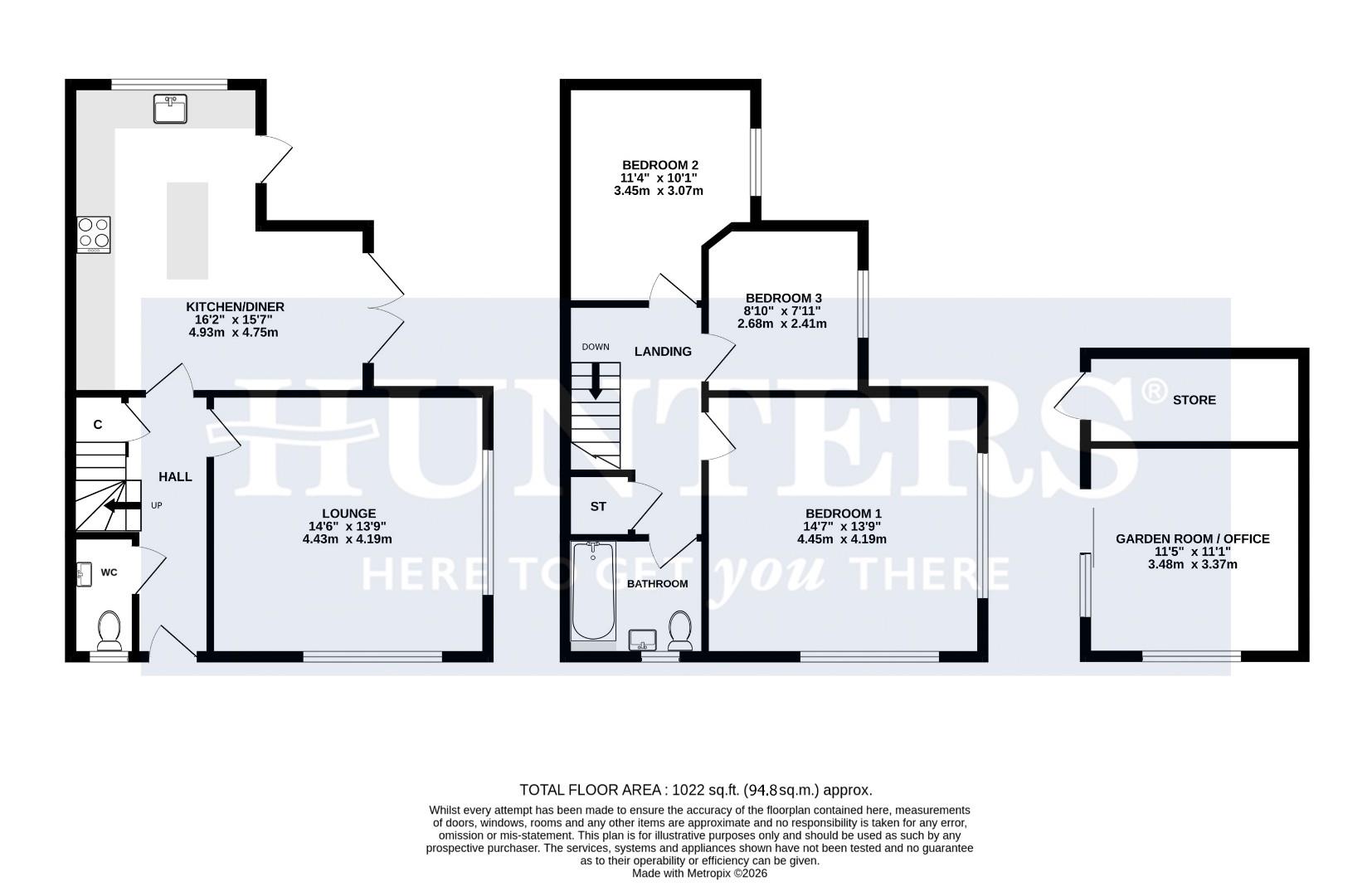 27, Leam Drive, Staffordshire floorplan