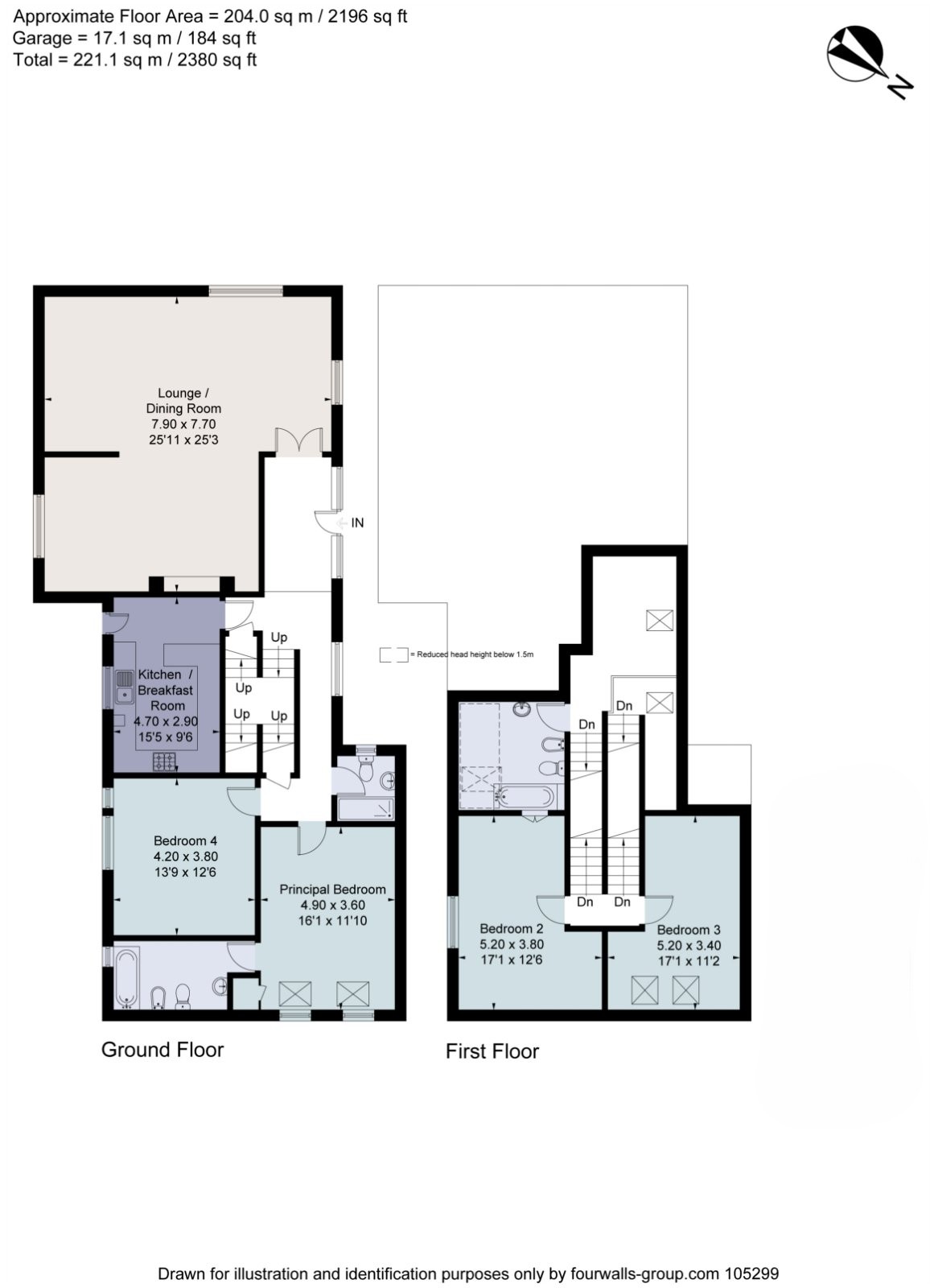 Redhall, Rickmansworth floorplan