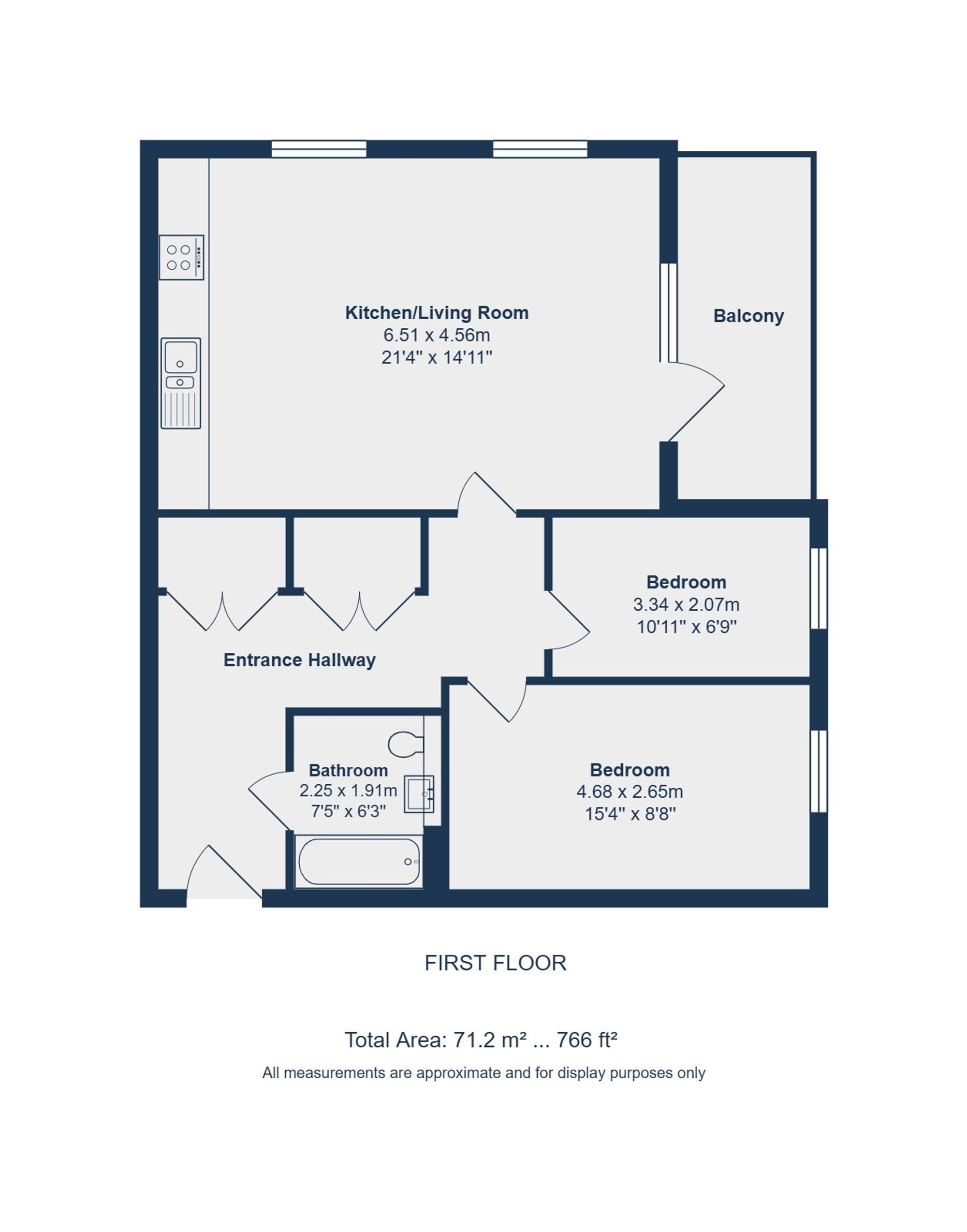 4 Harlie Court Adenmore Road, Catford floorplan