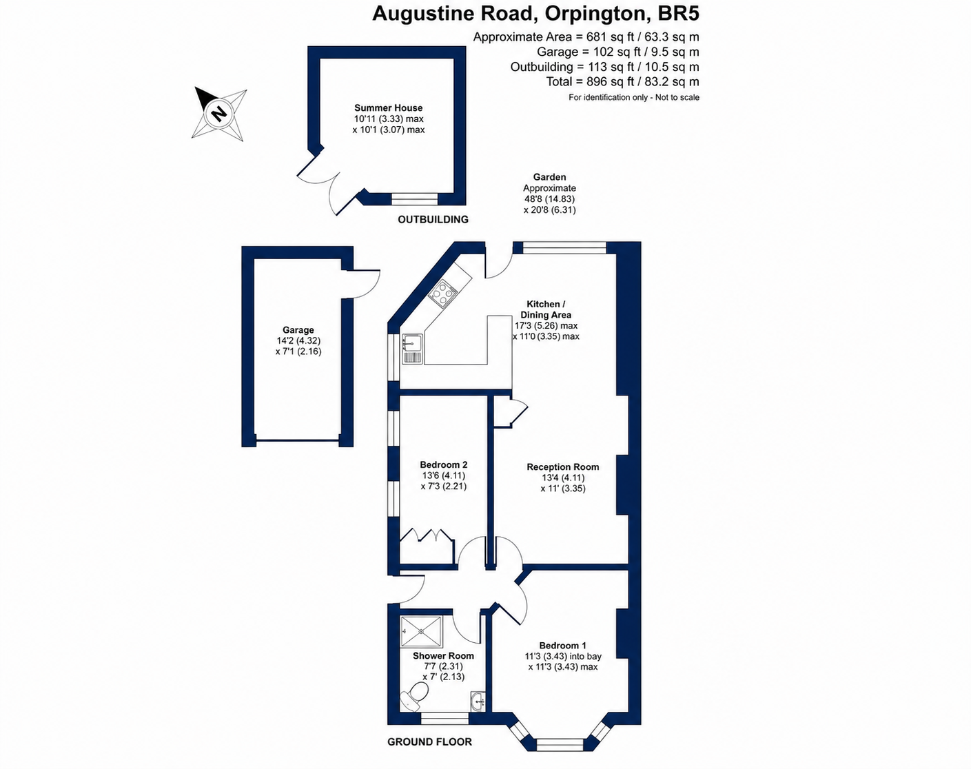 15, Augustine Road, Kent floorplan