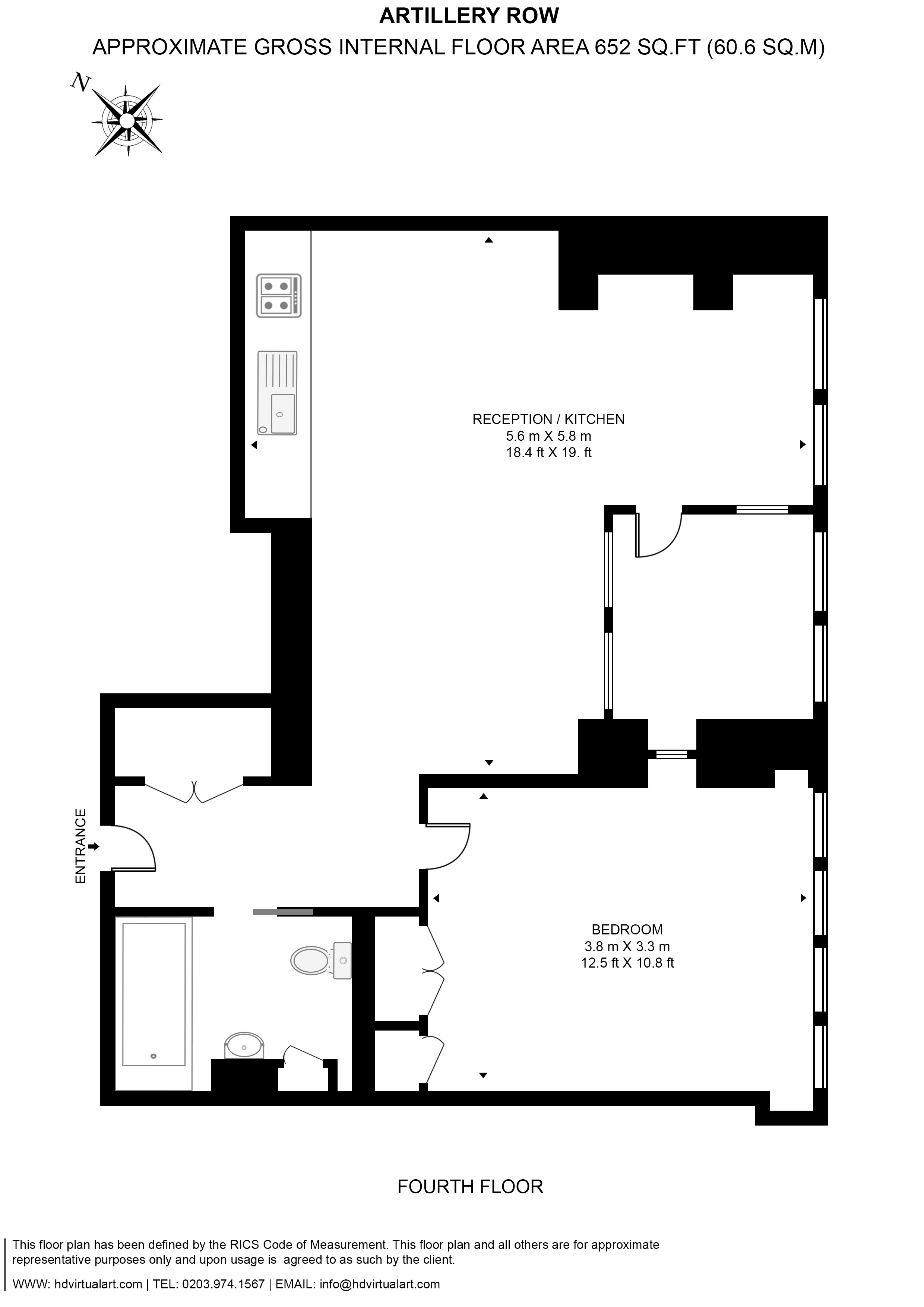 Artillery Row, Westminster floorplan