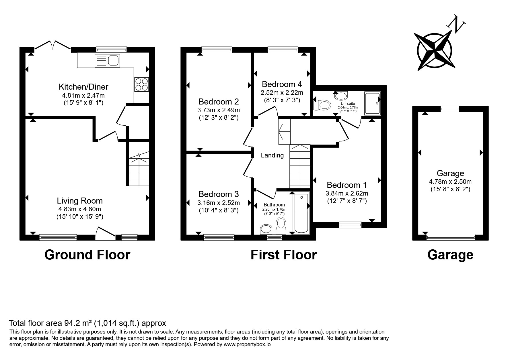 1, Privet Drive, Keighley floorplan