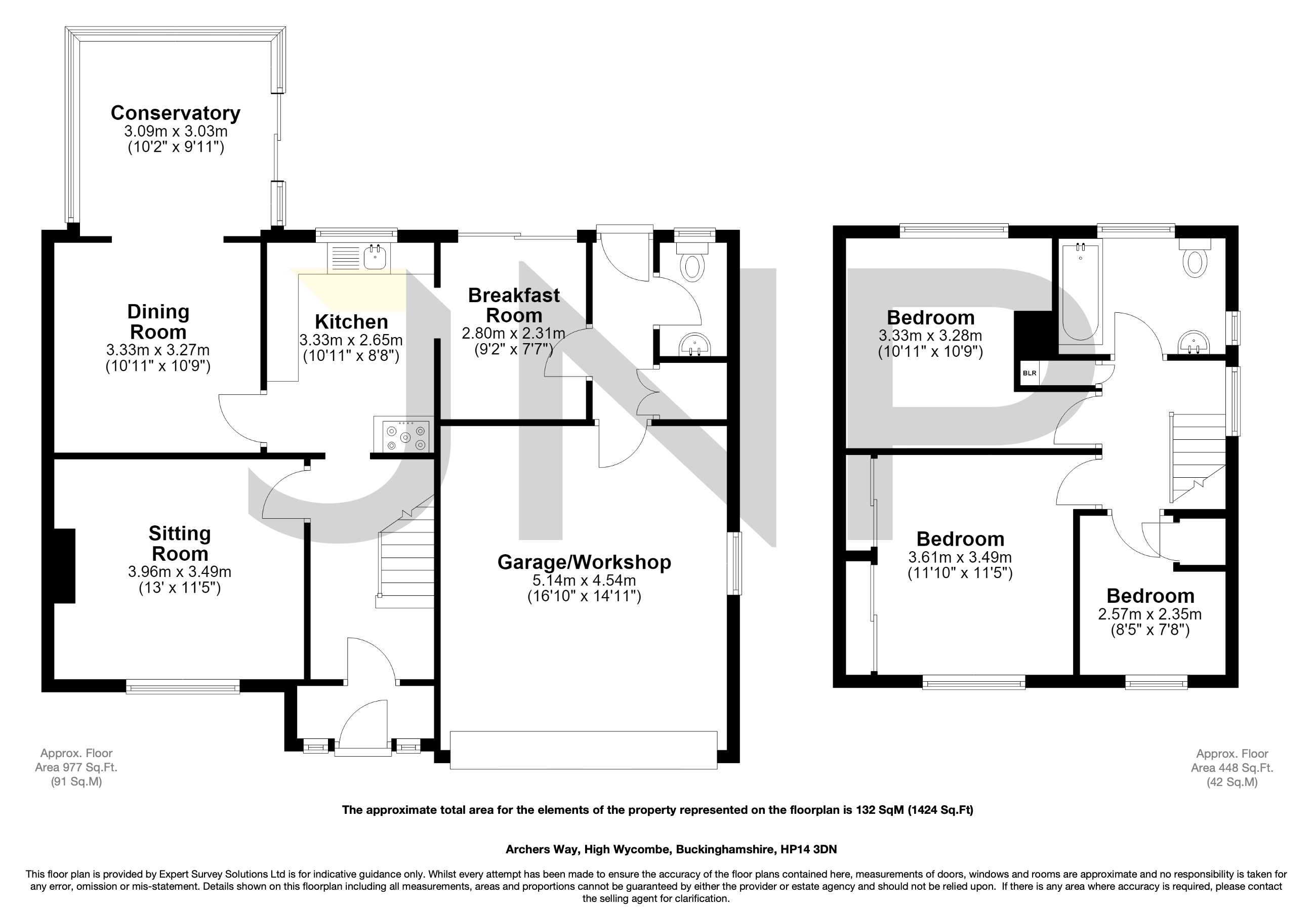 2, Archers Way, High Wycombe floorplan