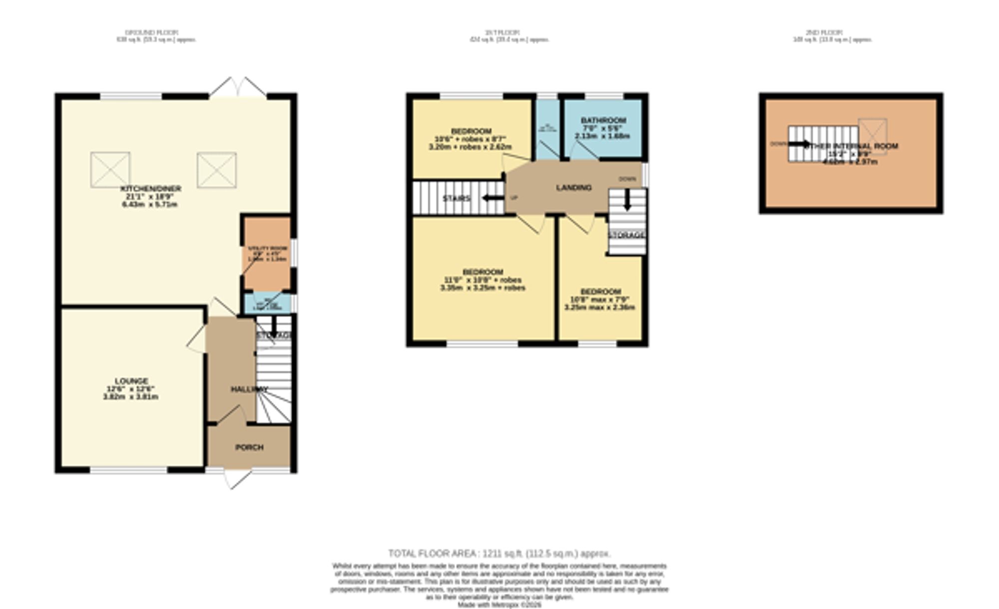 11 Holcombe Crescent, Bolton floorplan