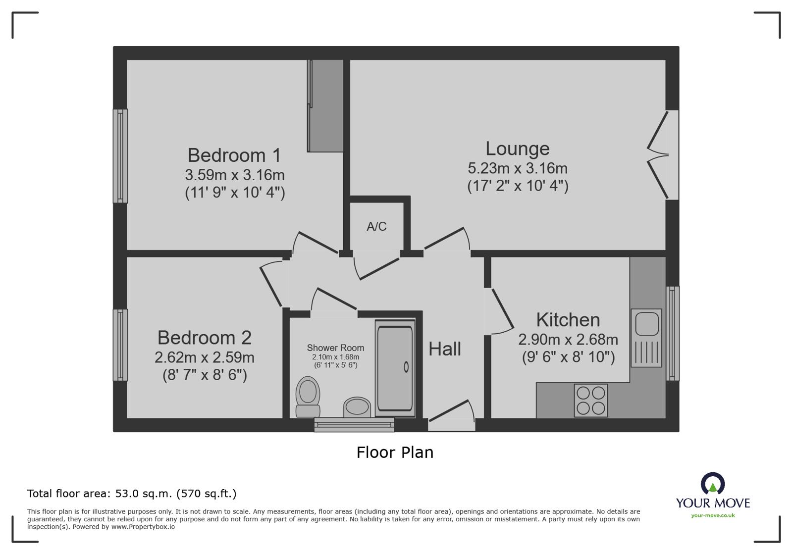 22, Horncastle Road, Lincoln floorplan