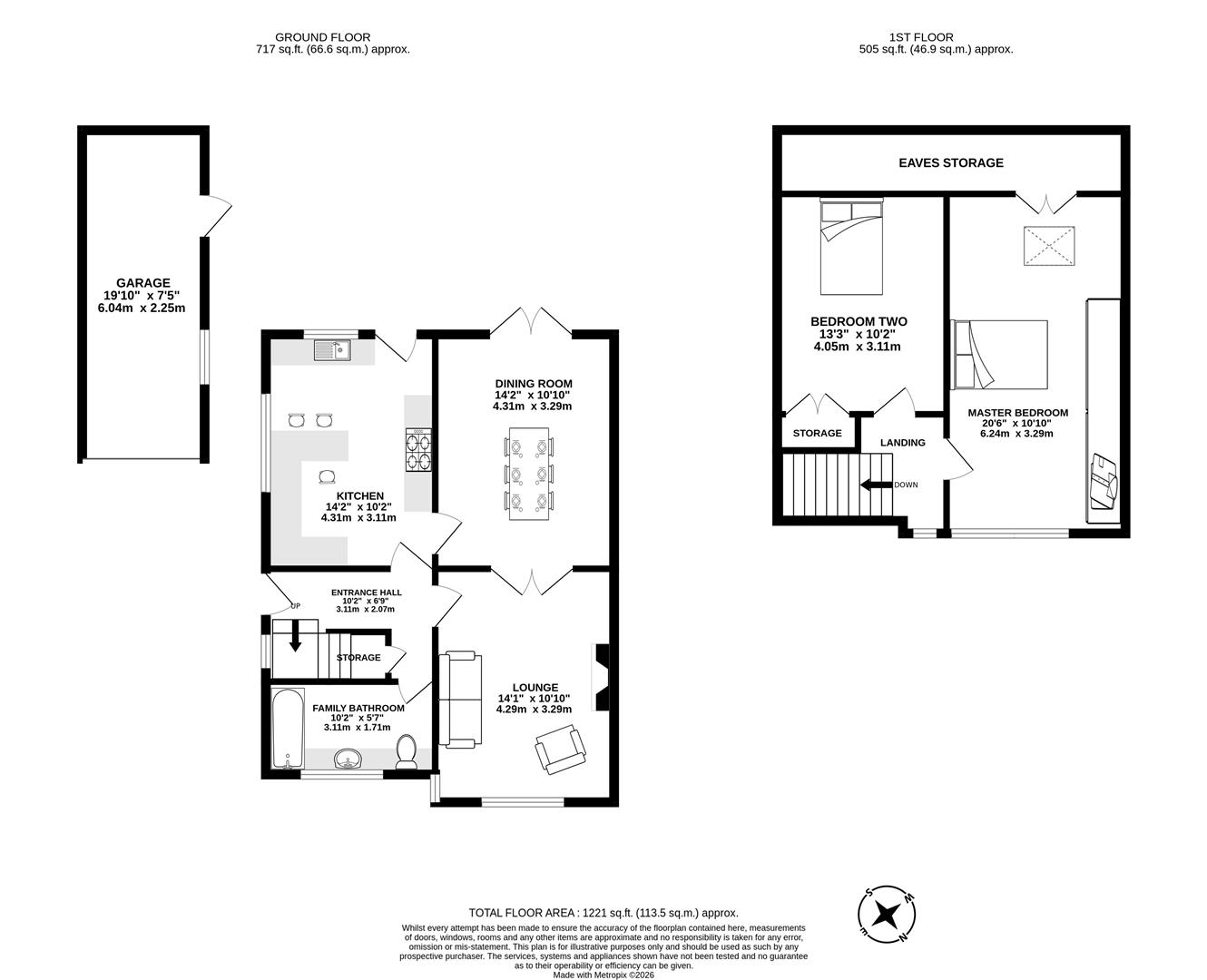 9, Ranaldsway, Leyland floorplan