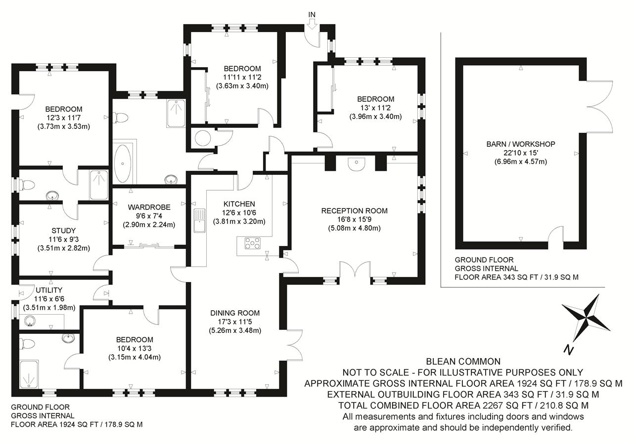 110, Blean Common, Blean floorplan