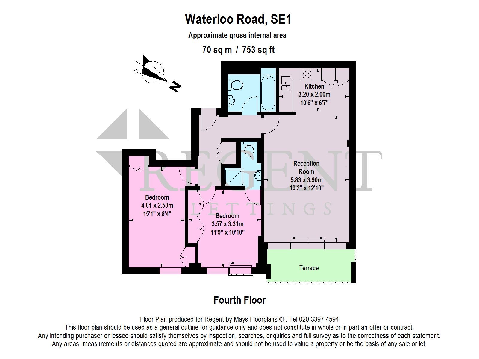 2 Bedrooms Flat to rent in Millennium Court, 264 Waterloo Road SE1