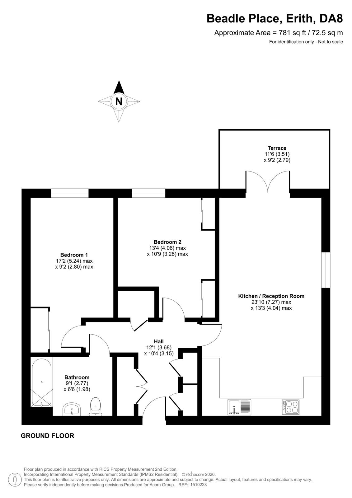 30 Beadle Place,, Callender Road, Erith floorplan