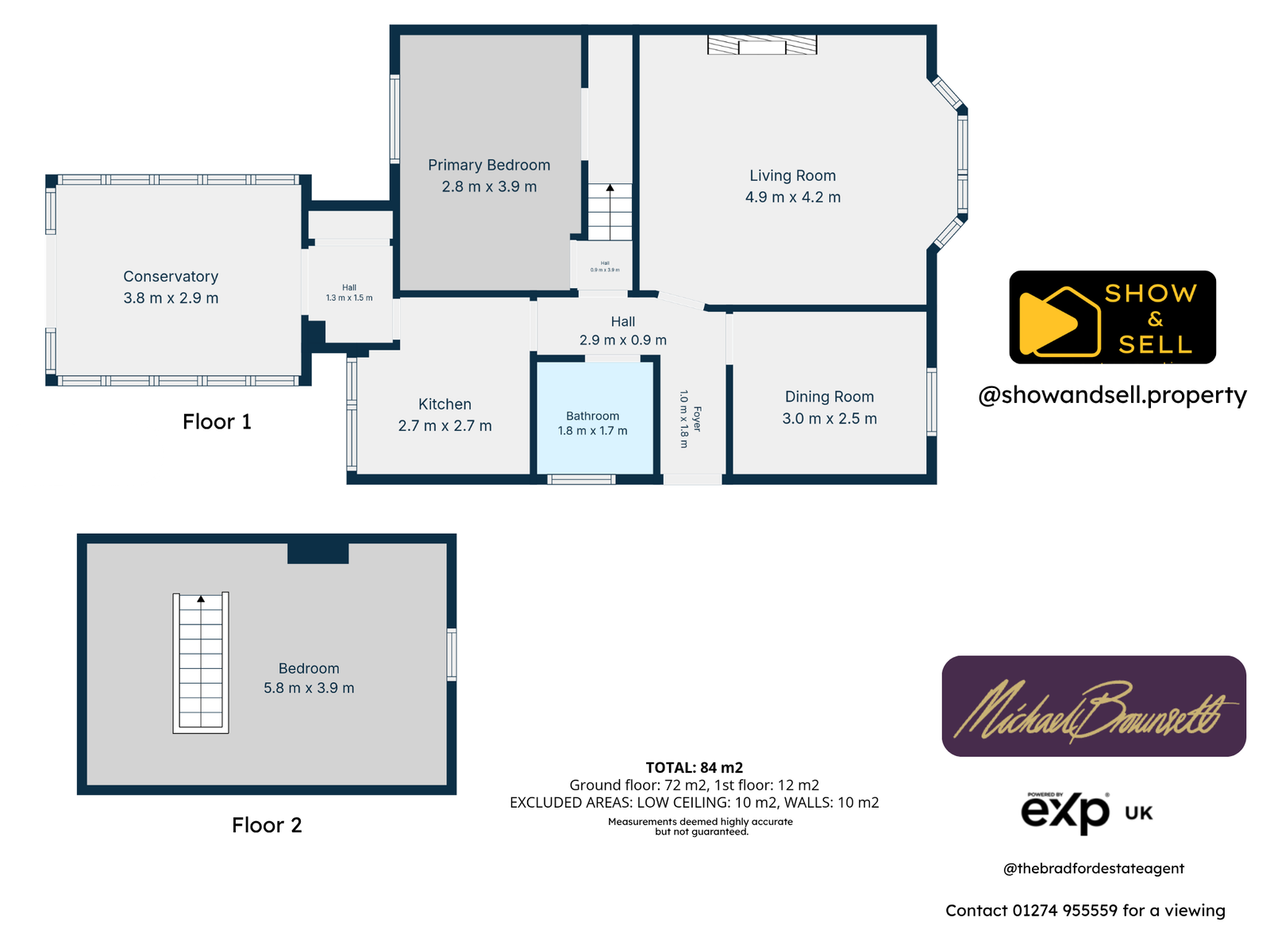 29, Southlands Avenue, Bradford floorplan
