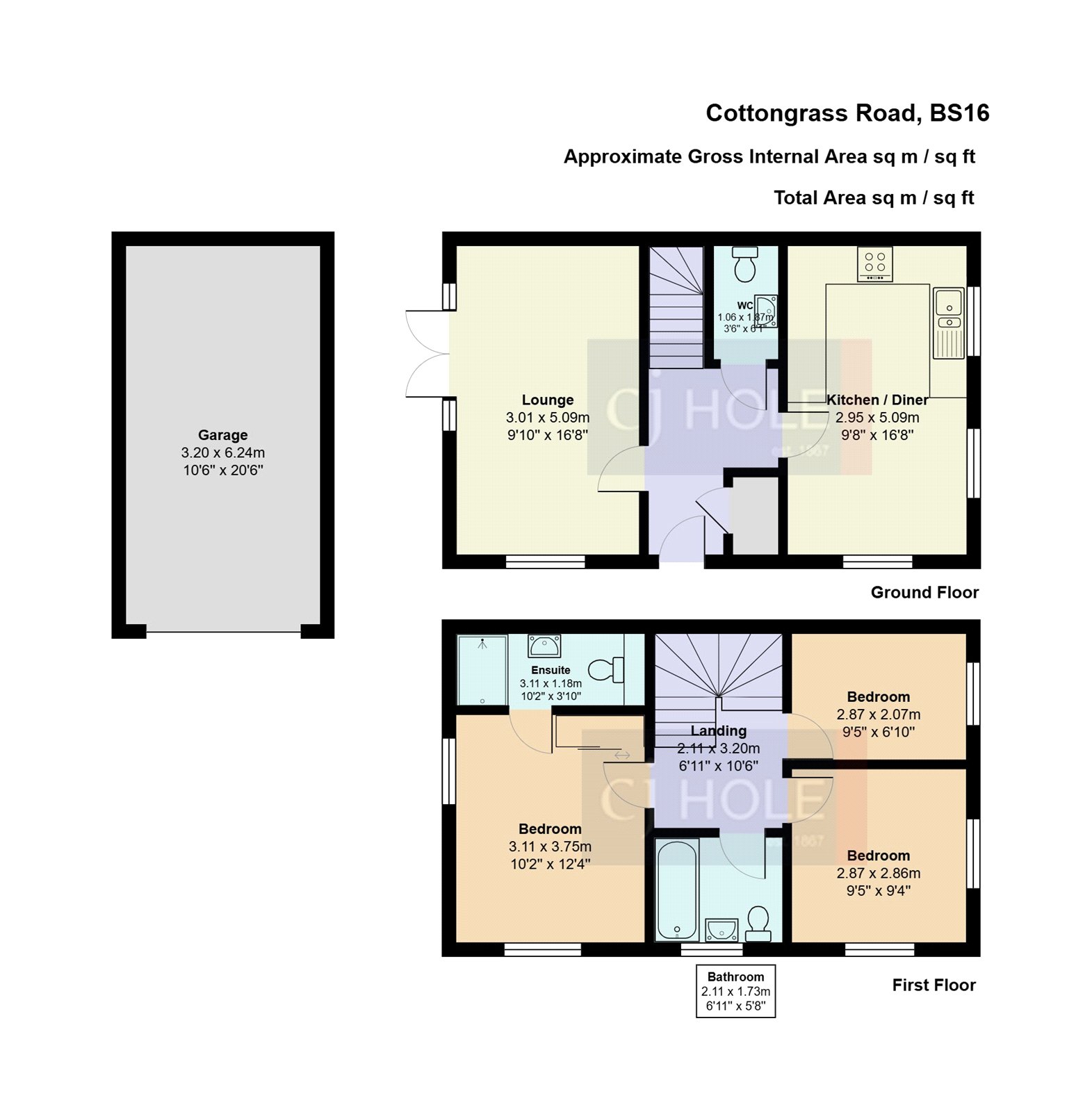 26, Cottongrass Road, Bristol floorplan