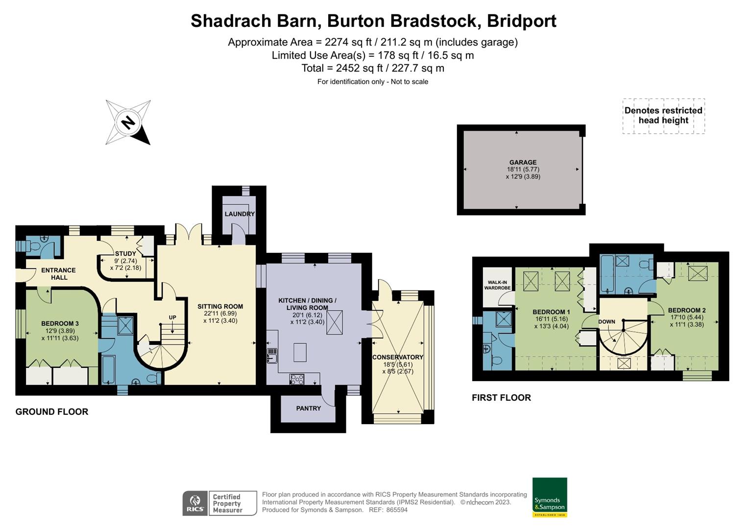 Burton Bradstock, Bridport DT6, 3 bedroom detached house for sale