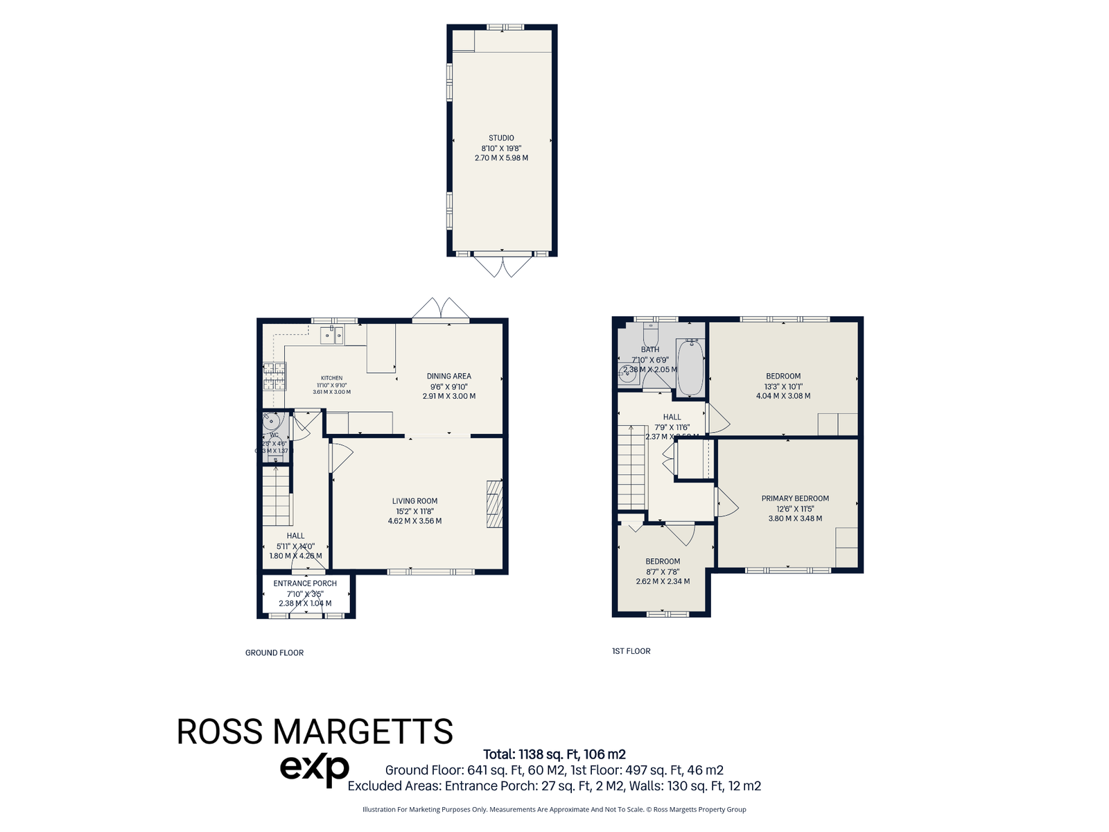 18a, Fern Road, Pulborough floorplan