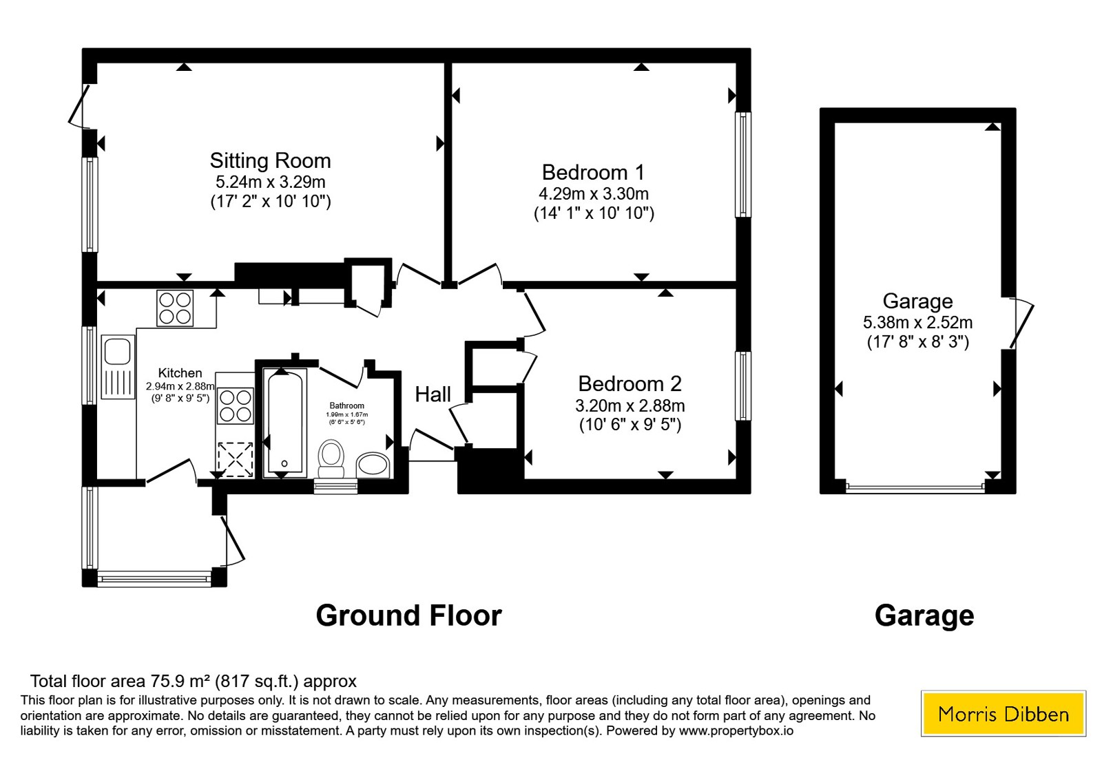 11, Lyndhurst Close, Hampshire floorplan