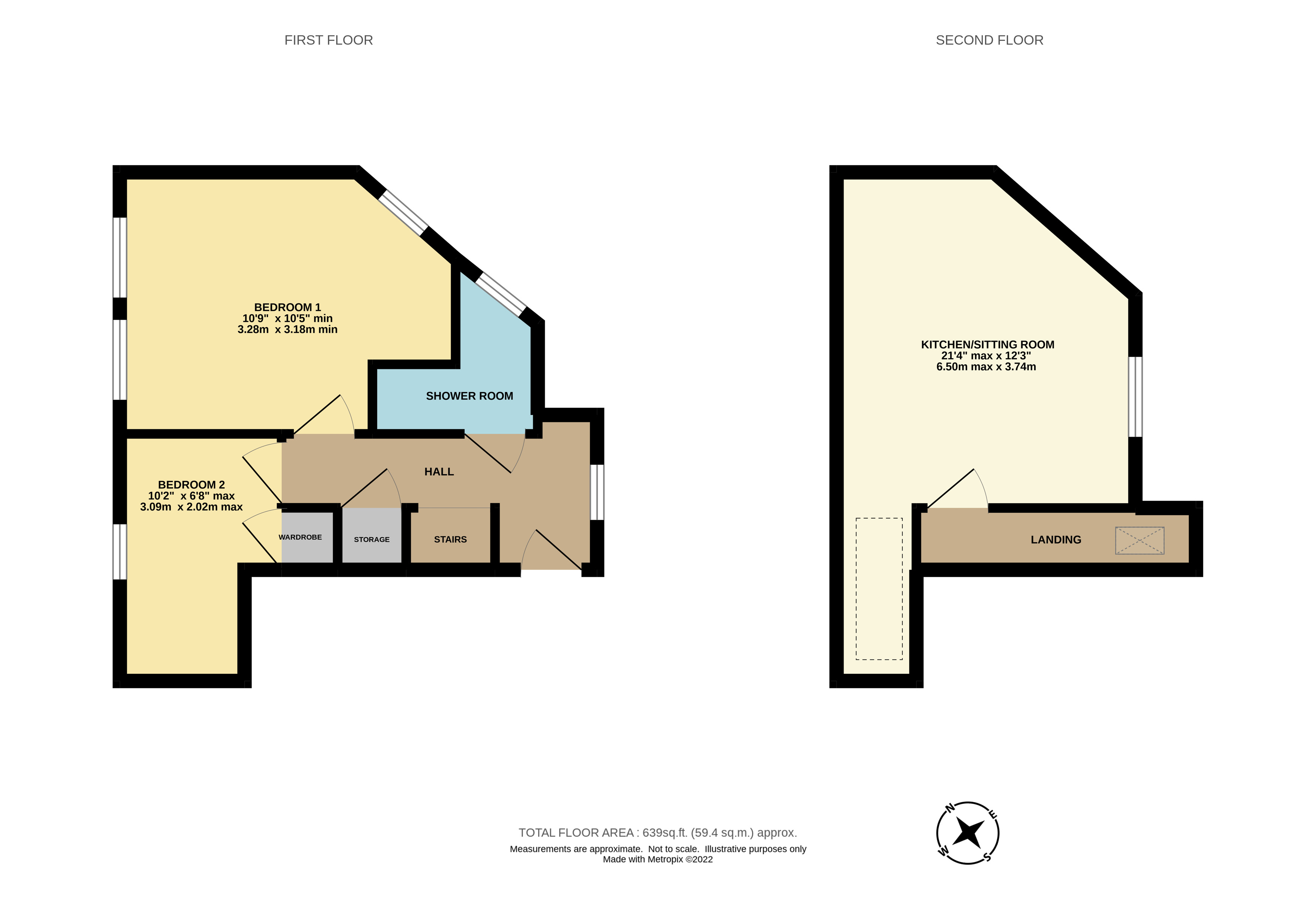 Flat 4, 1a, Vernon Terrace, Bath floorplan