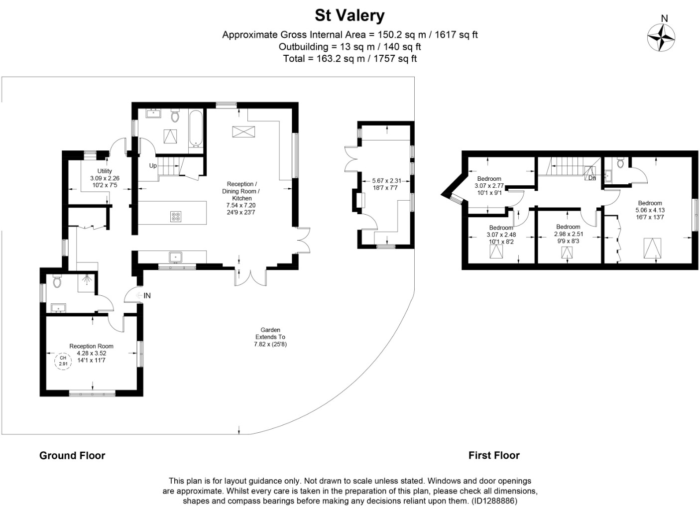 St Valery,  The Ridge, Winchelsea Beach, East Sussex floorplan
