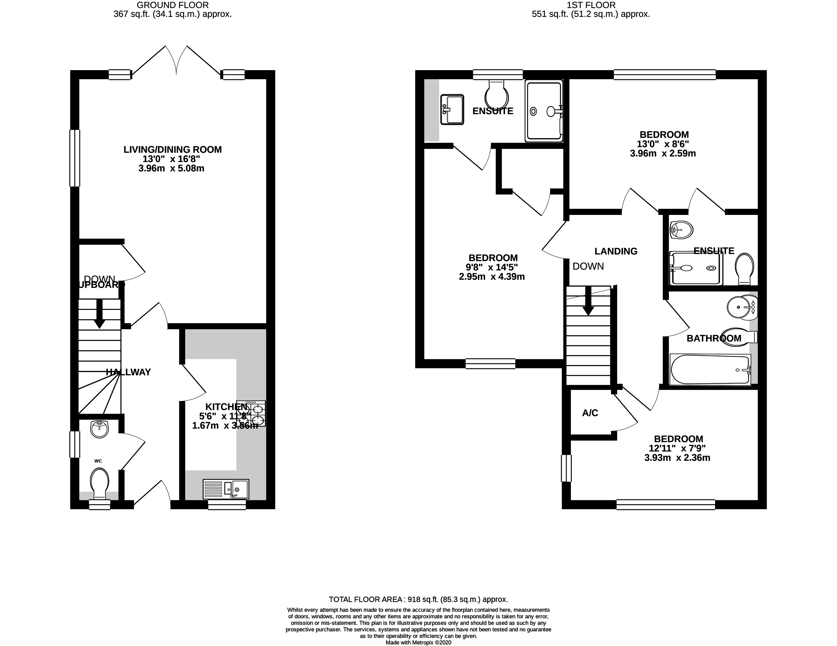 3 bed linkdetached house for sale in Chailey Gardens, Blewbury, Didcot