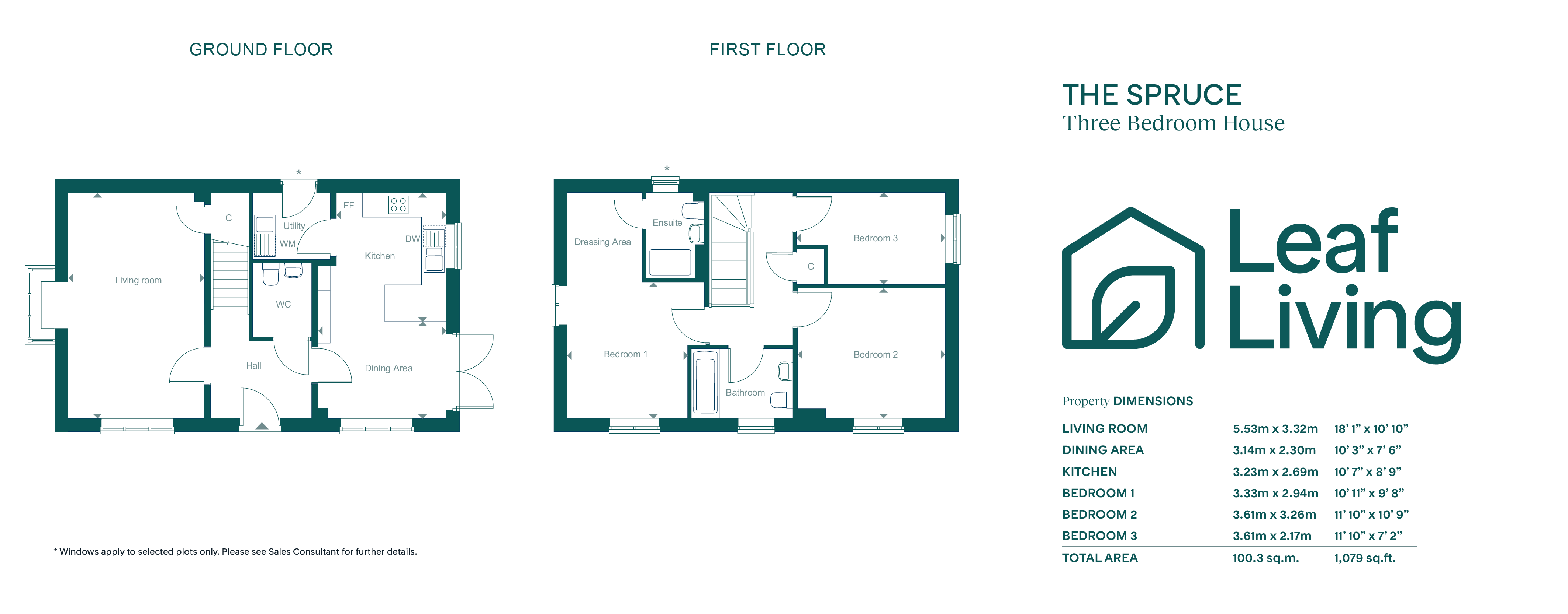2 emperor road - Spruce RL flatfair, Leaf Living at Hounsome Fields, Basingstoke, RG23, Basingstoke floorplan