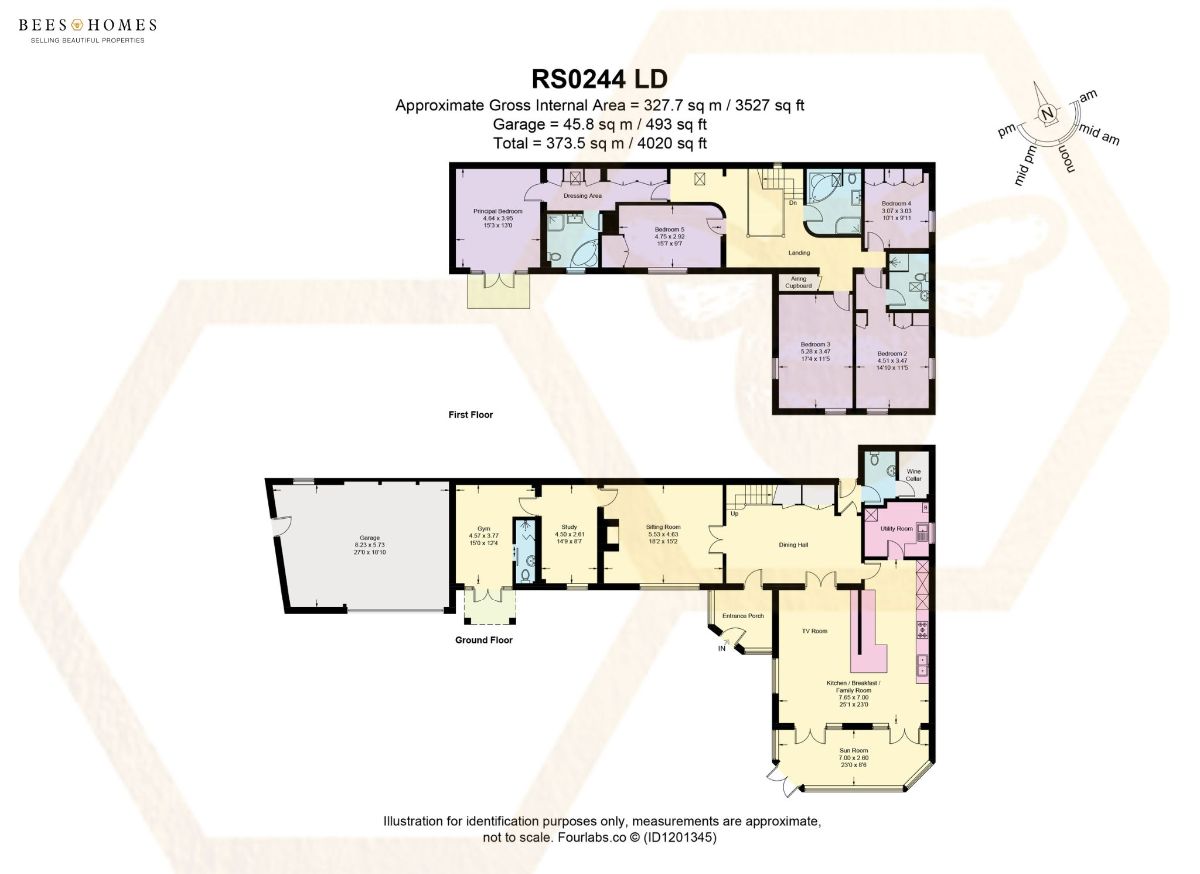 Little Dalling, Rocks Lane, High Hurstwood, Uckfield floorplan