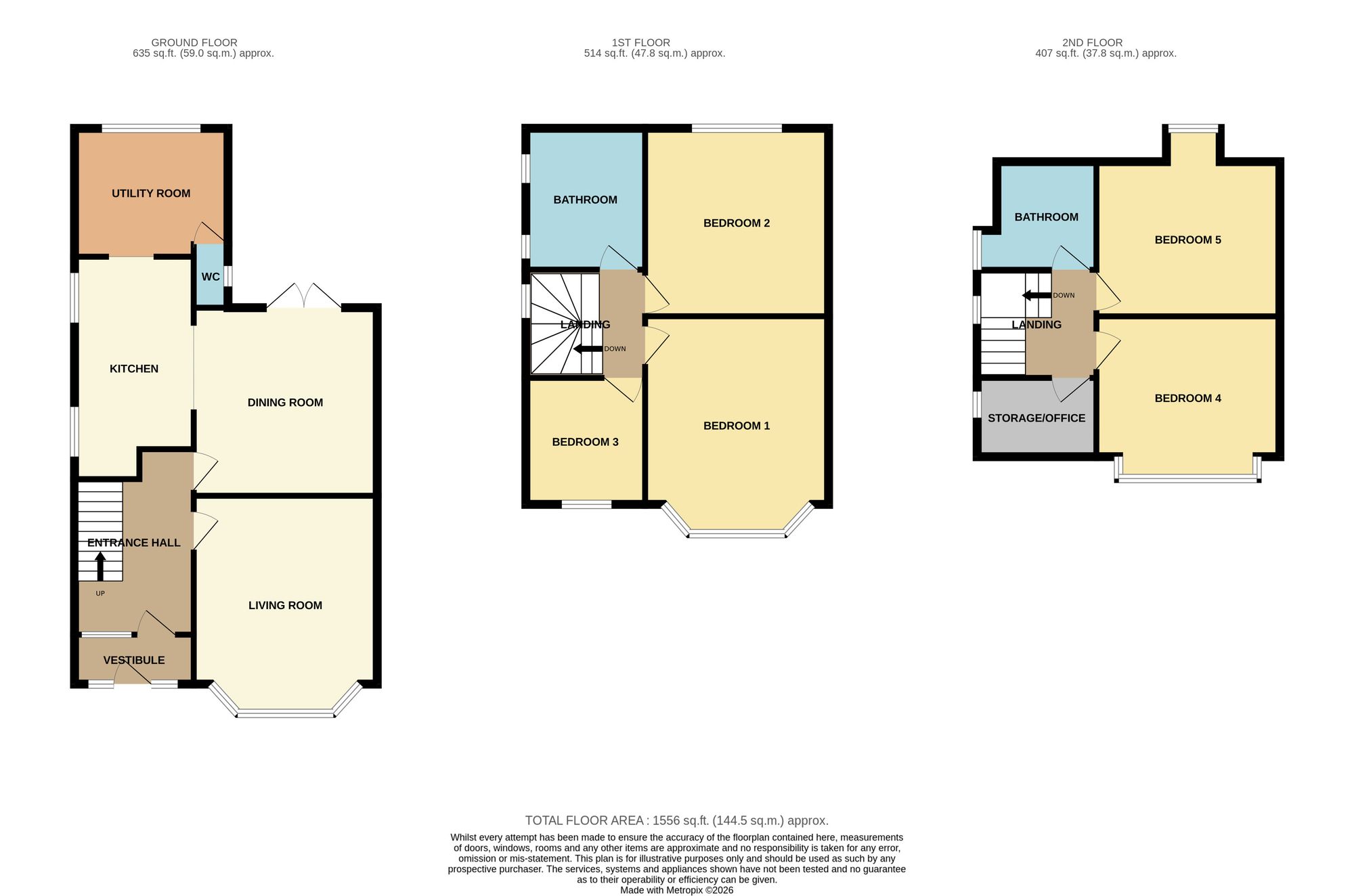 24 Chatsworth Gardens, Scarborough floorplan