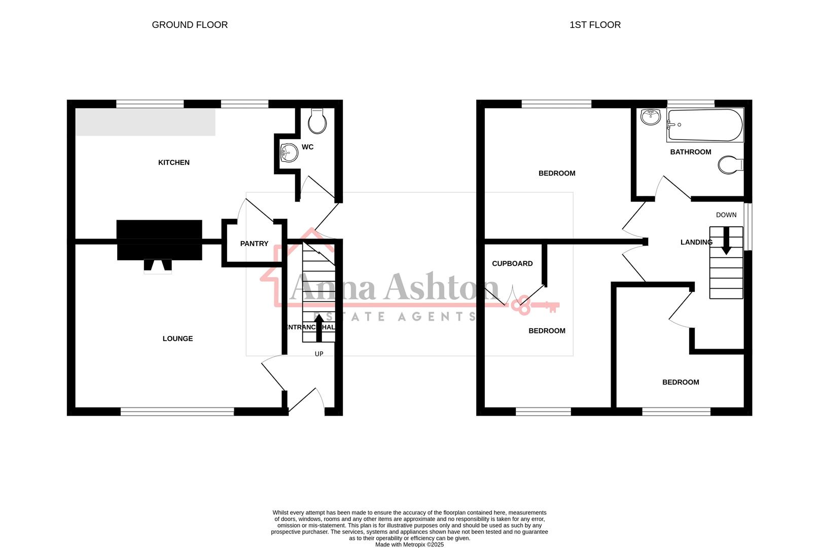21, Riverway, Ammanford floorplan