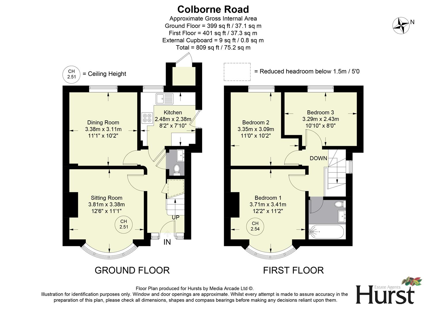 5, Colborne Road, High Wycombe floorplan