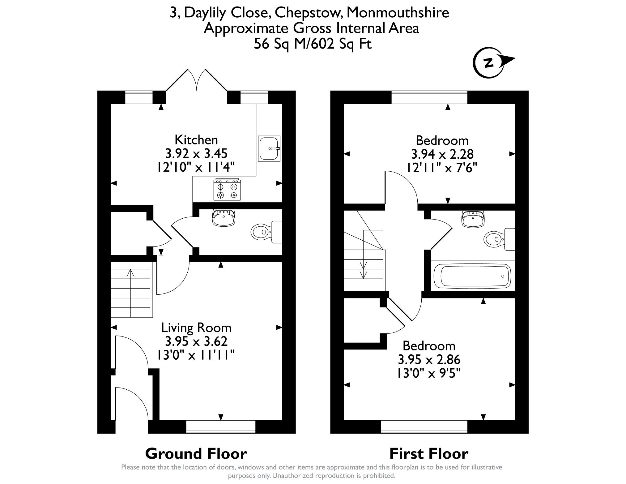 3, Daylily Close, Chepstow floorplan