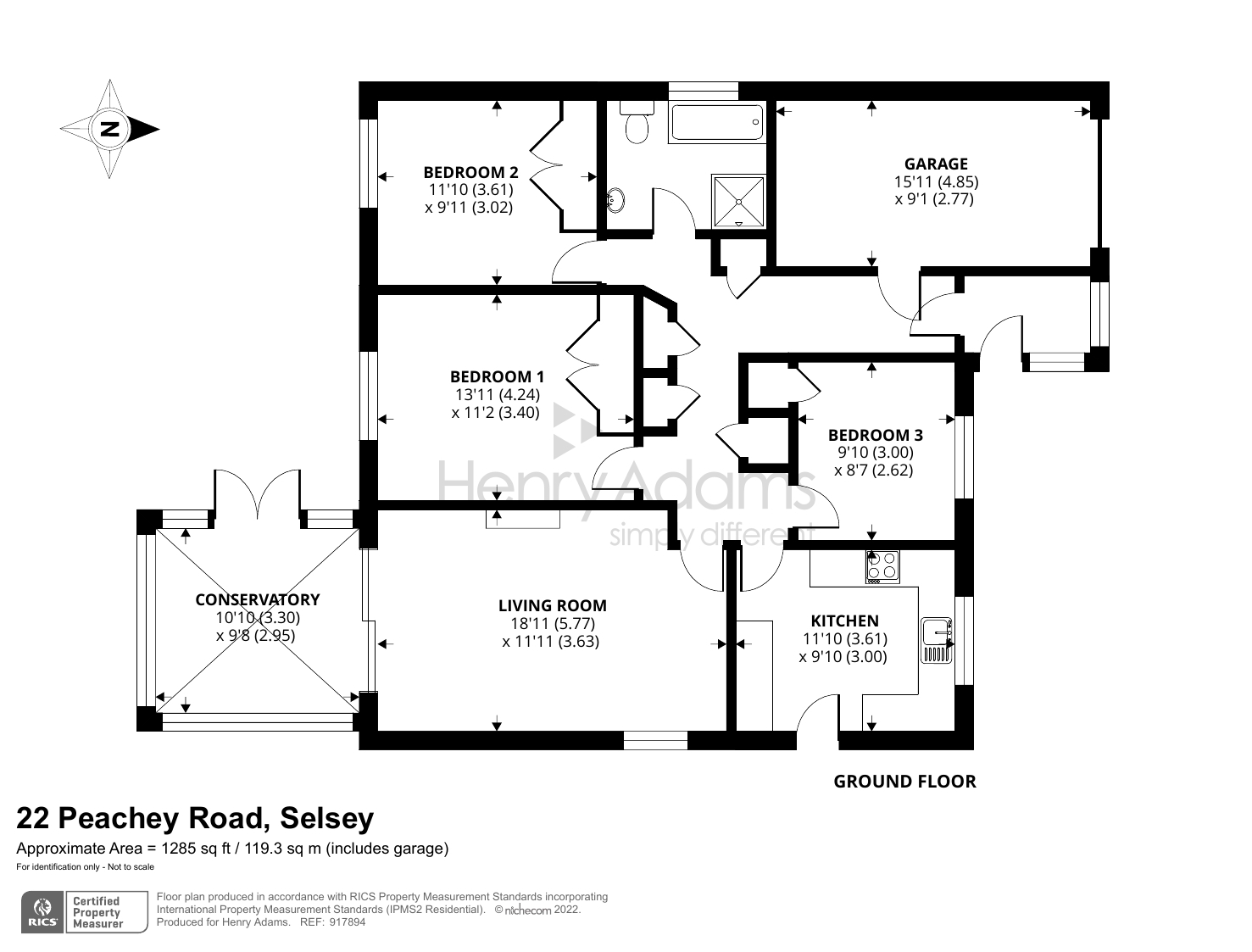 Peachey Road, Selsey PO20, 3 bedroom detached bungalow for sale 62846618 PrimeLocation