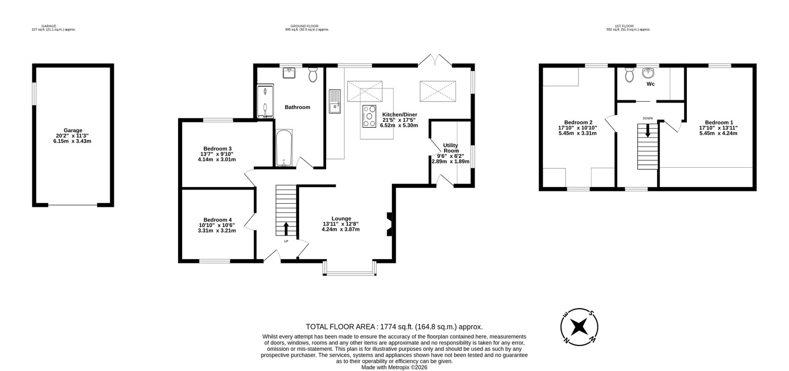 3, Holly Tree Garth, York floorplan