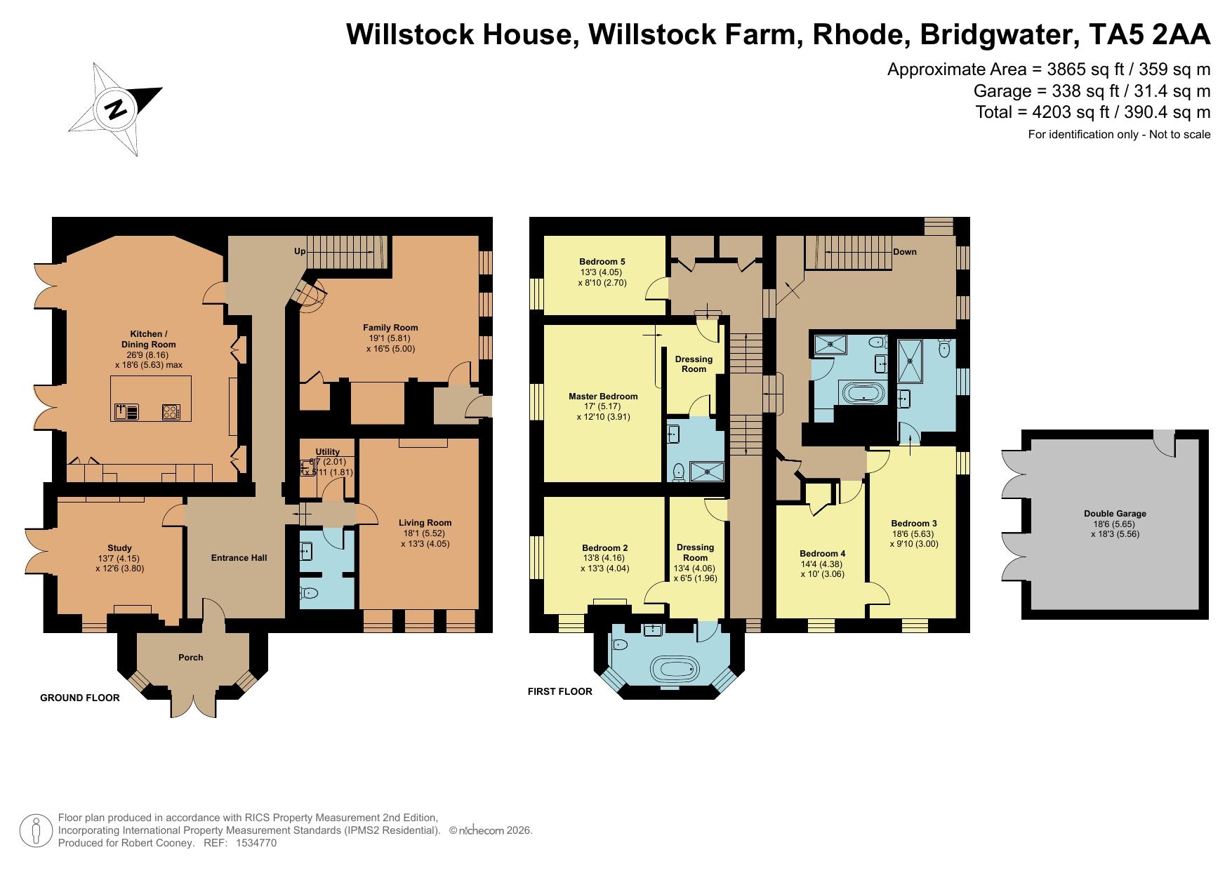 Willstock House, Willstock Farm, Bridgwater floorplan