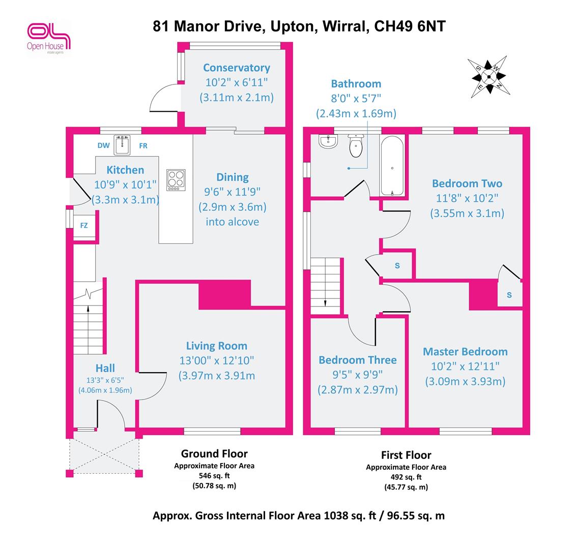 Manor Drive, Wirral floorplan