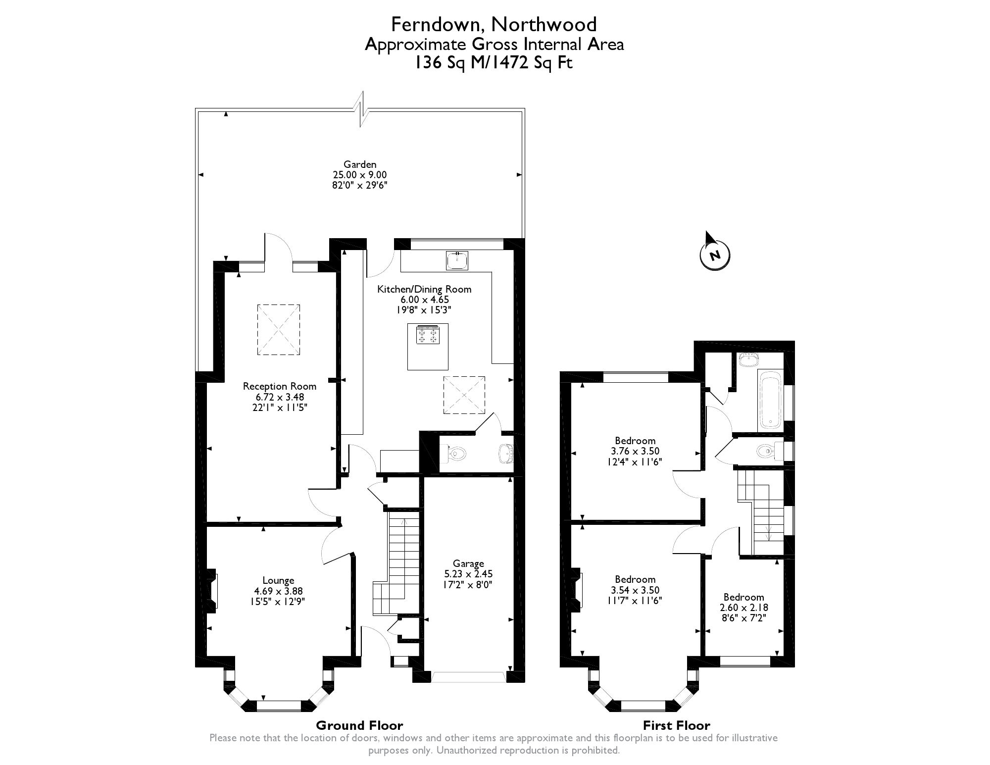 3 Bedrooms Semi-detached house for sale in Ferndown, Northwood HA6