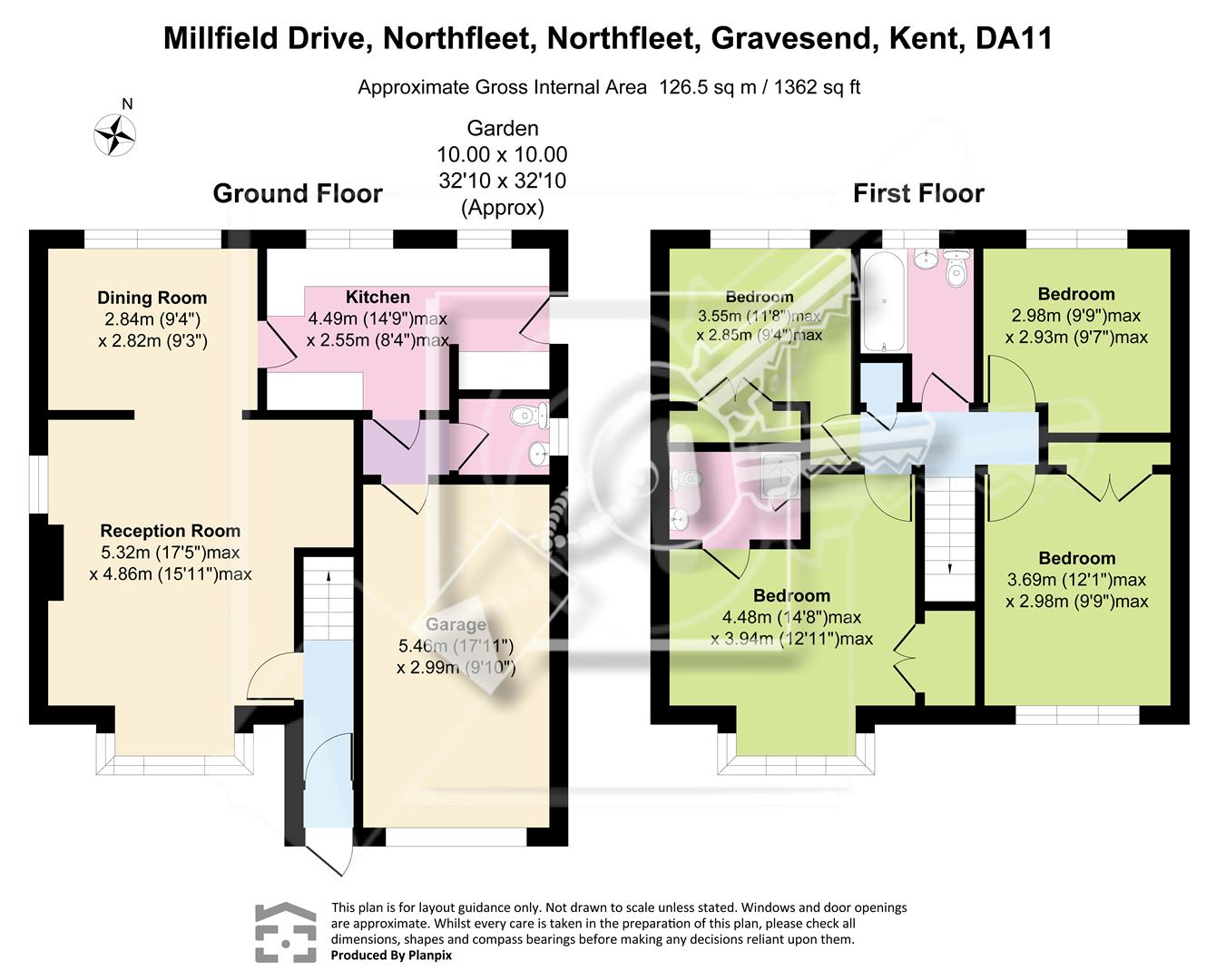 16, Millfield Drive, Gravesend floorplan