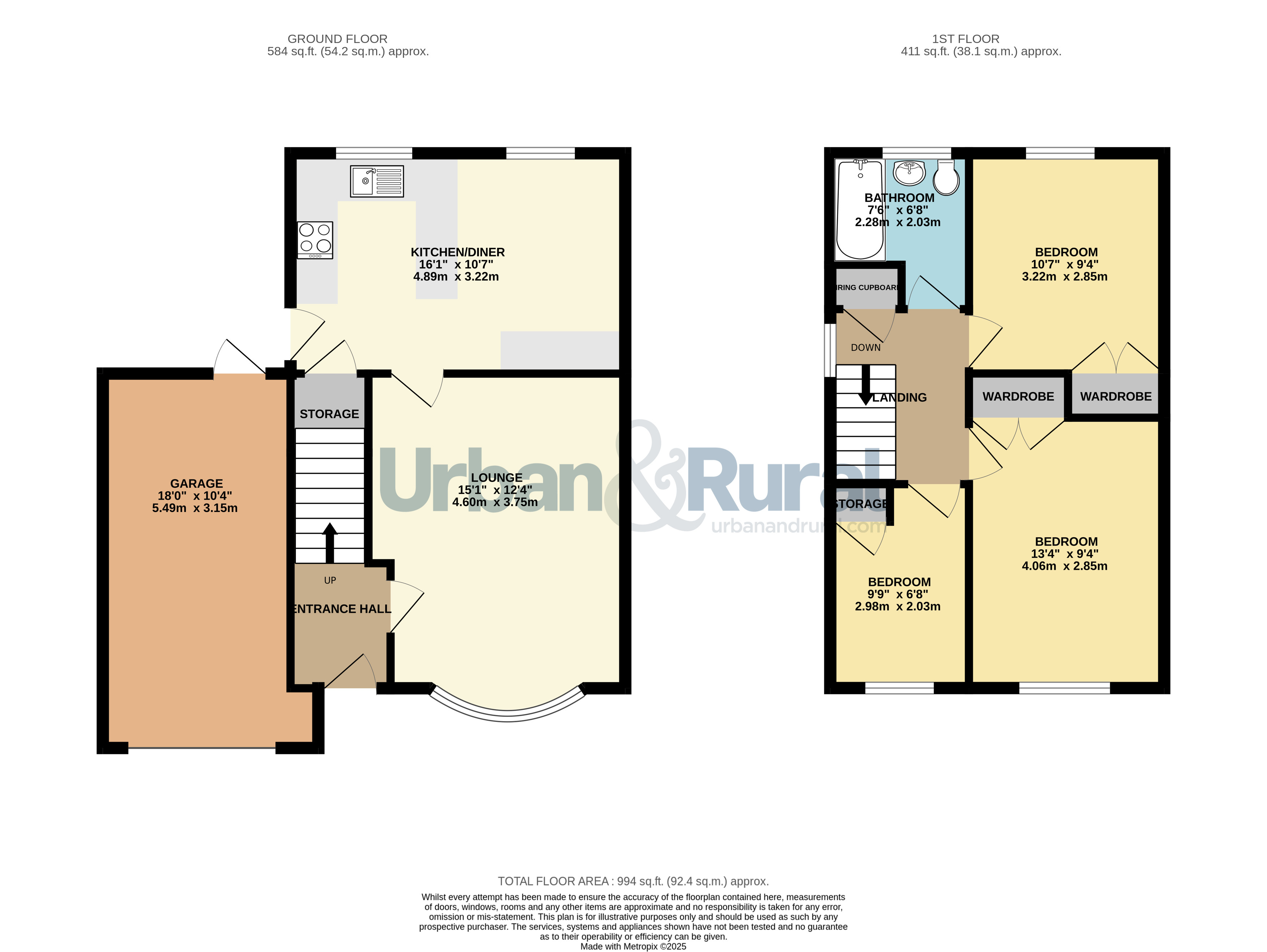 80, Hamble Road, Bedfordshire floorplan