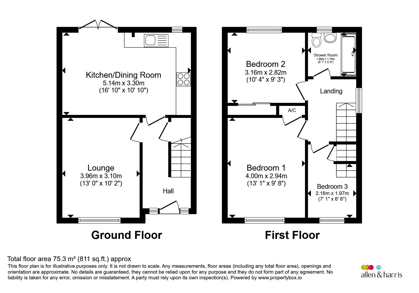 22, Ewbank Close, Barry floorplan