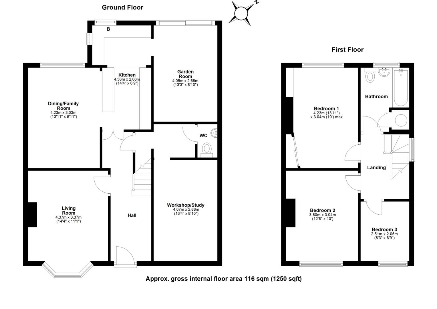 15, Station Road, Great Shelford, Cambridge floorplan
